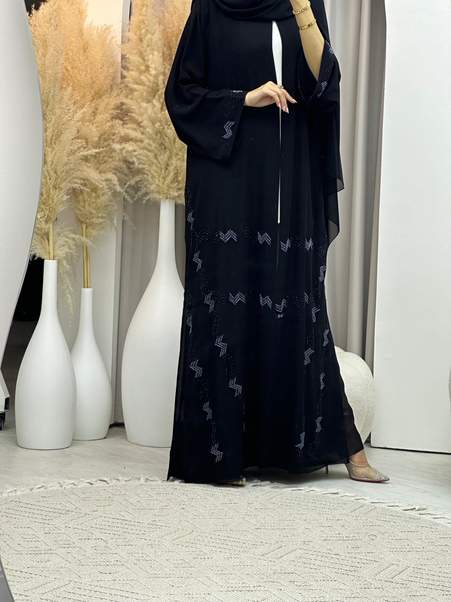 C 0055 Black Abaya