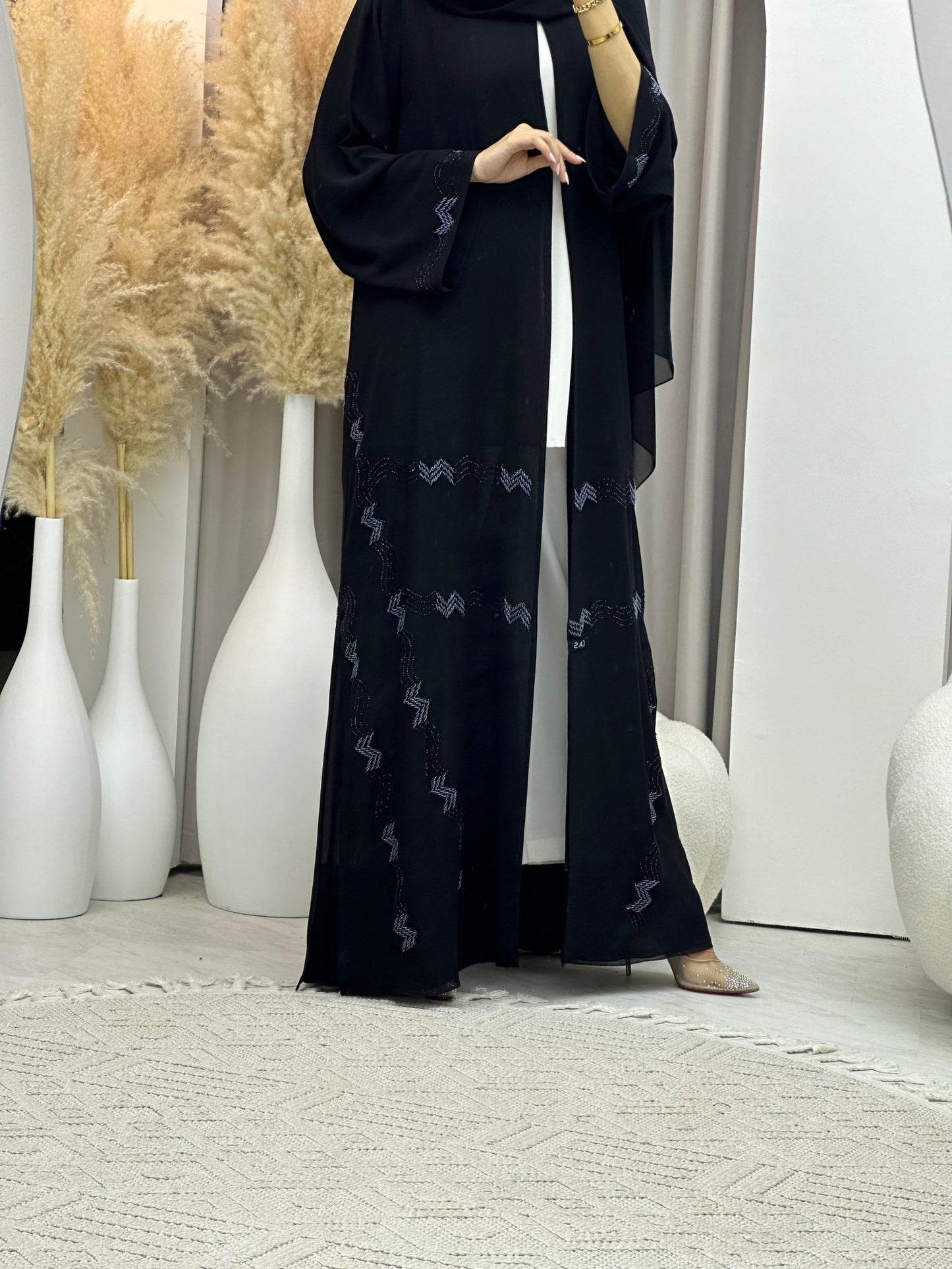 C 0055 Black Abaya