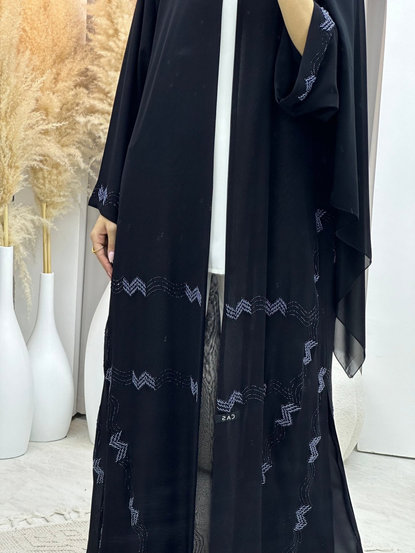 C 0055 Black Abaya