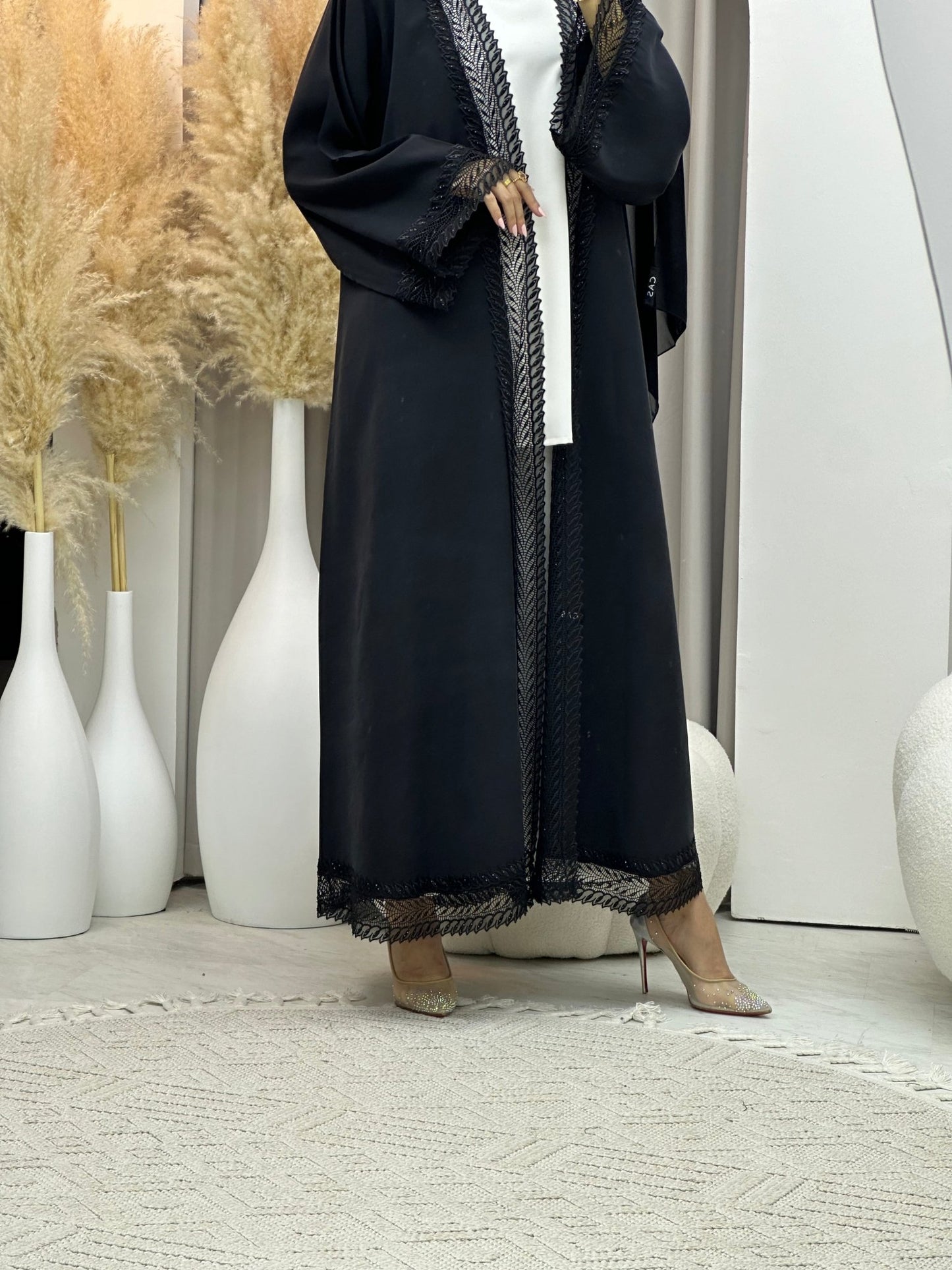 C 0057 Black Abaya