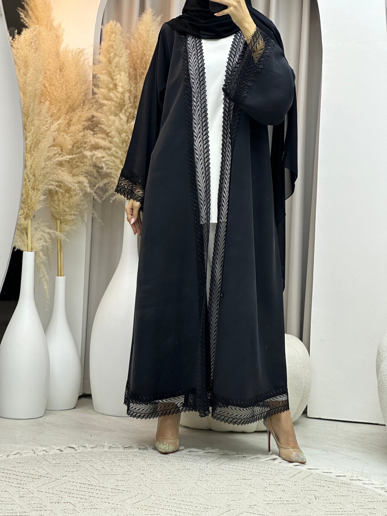 C 0057 Black Abaya