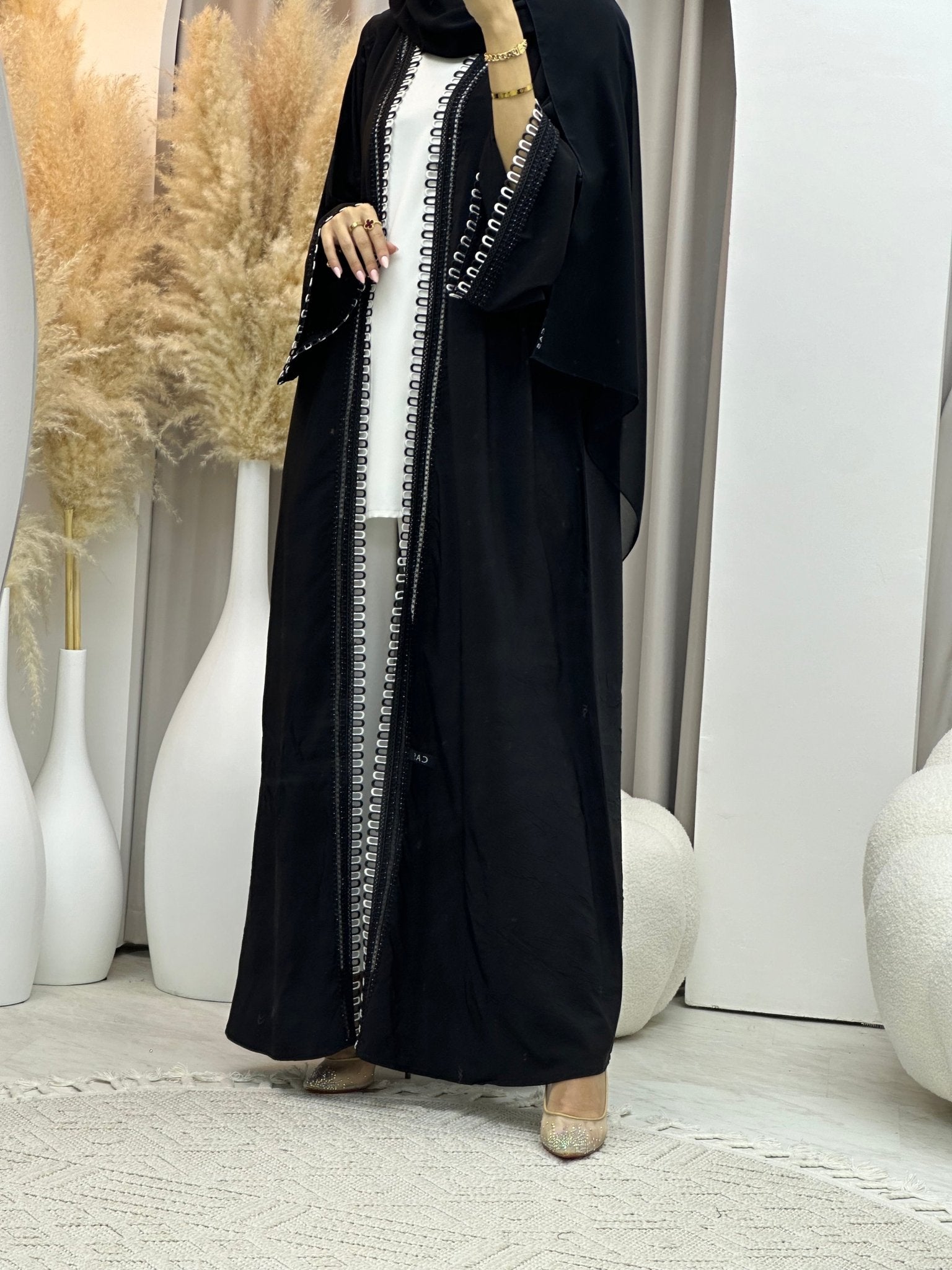 C 0058 Black Abaya