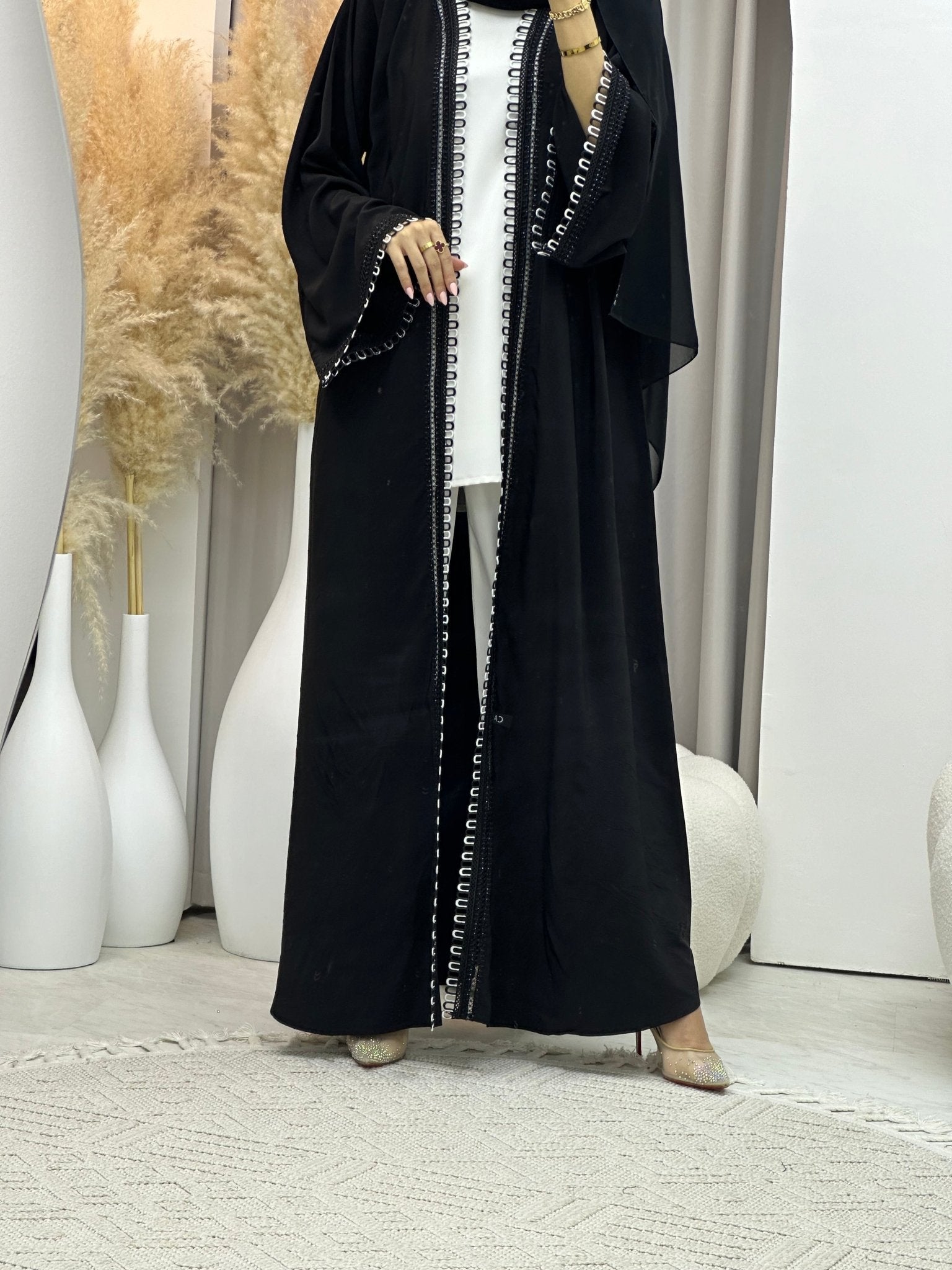 C 0058 Black Abaya