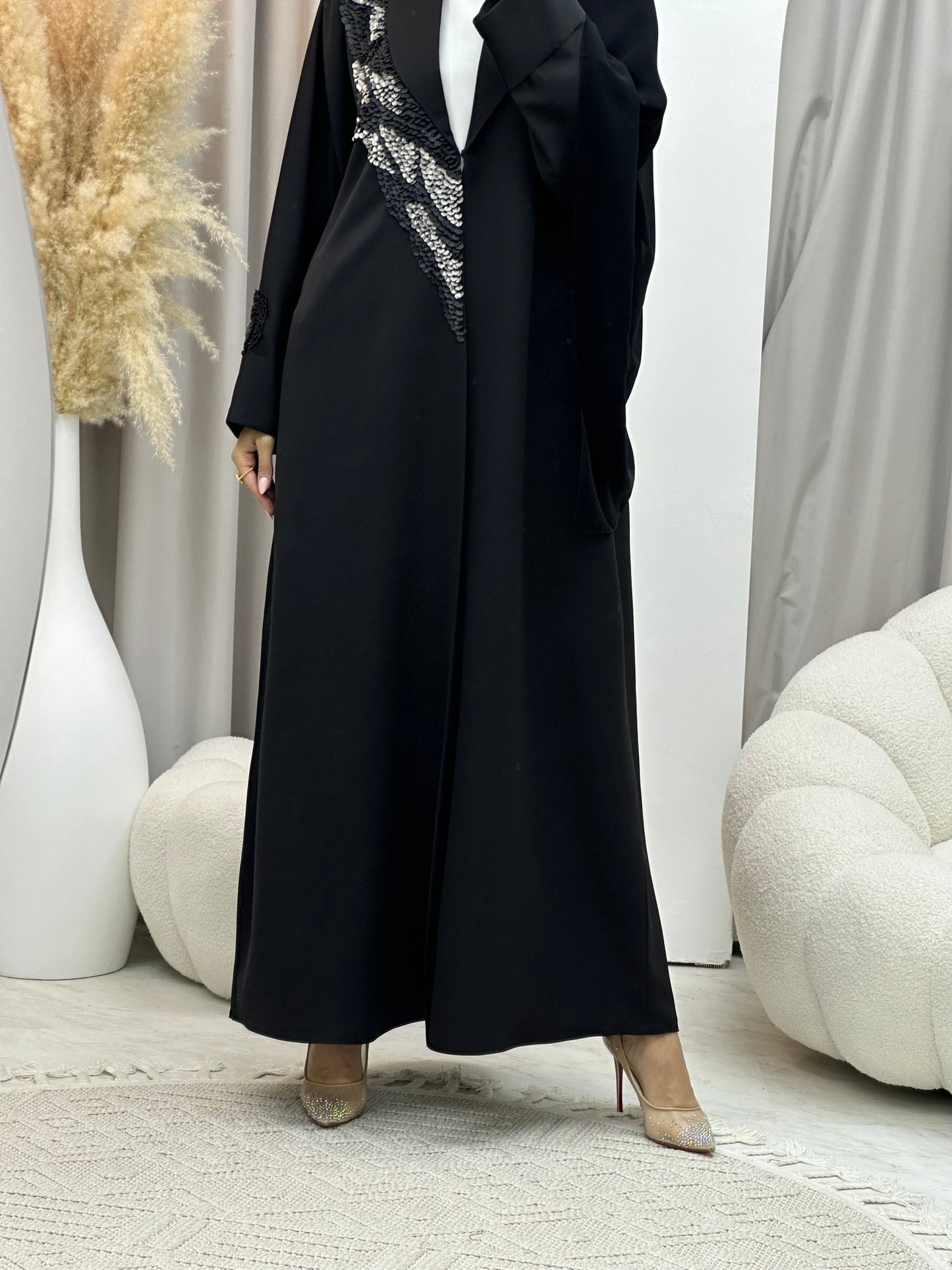 C 0060 Black Abaya