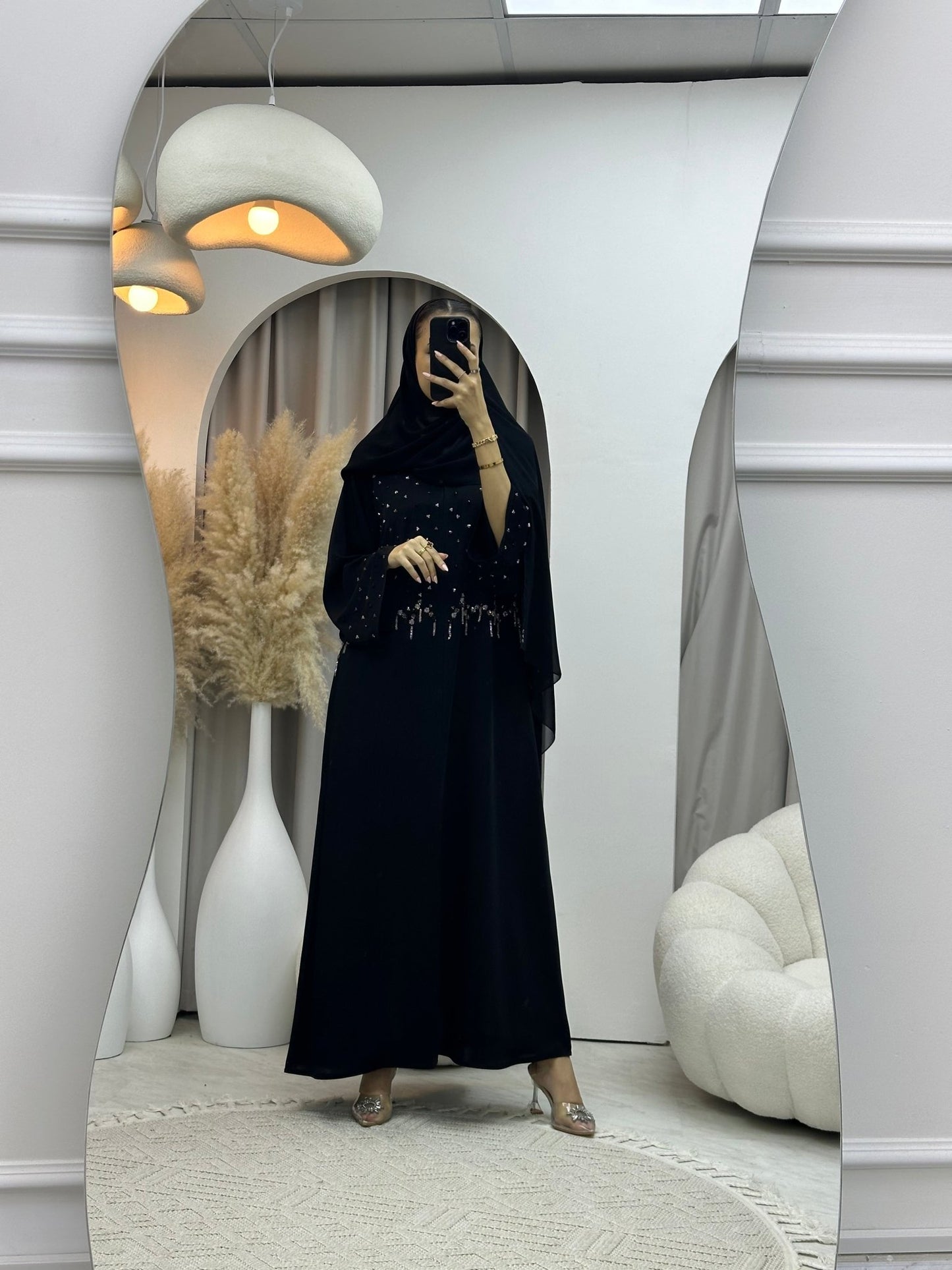 C 0063 Black Abaya