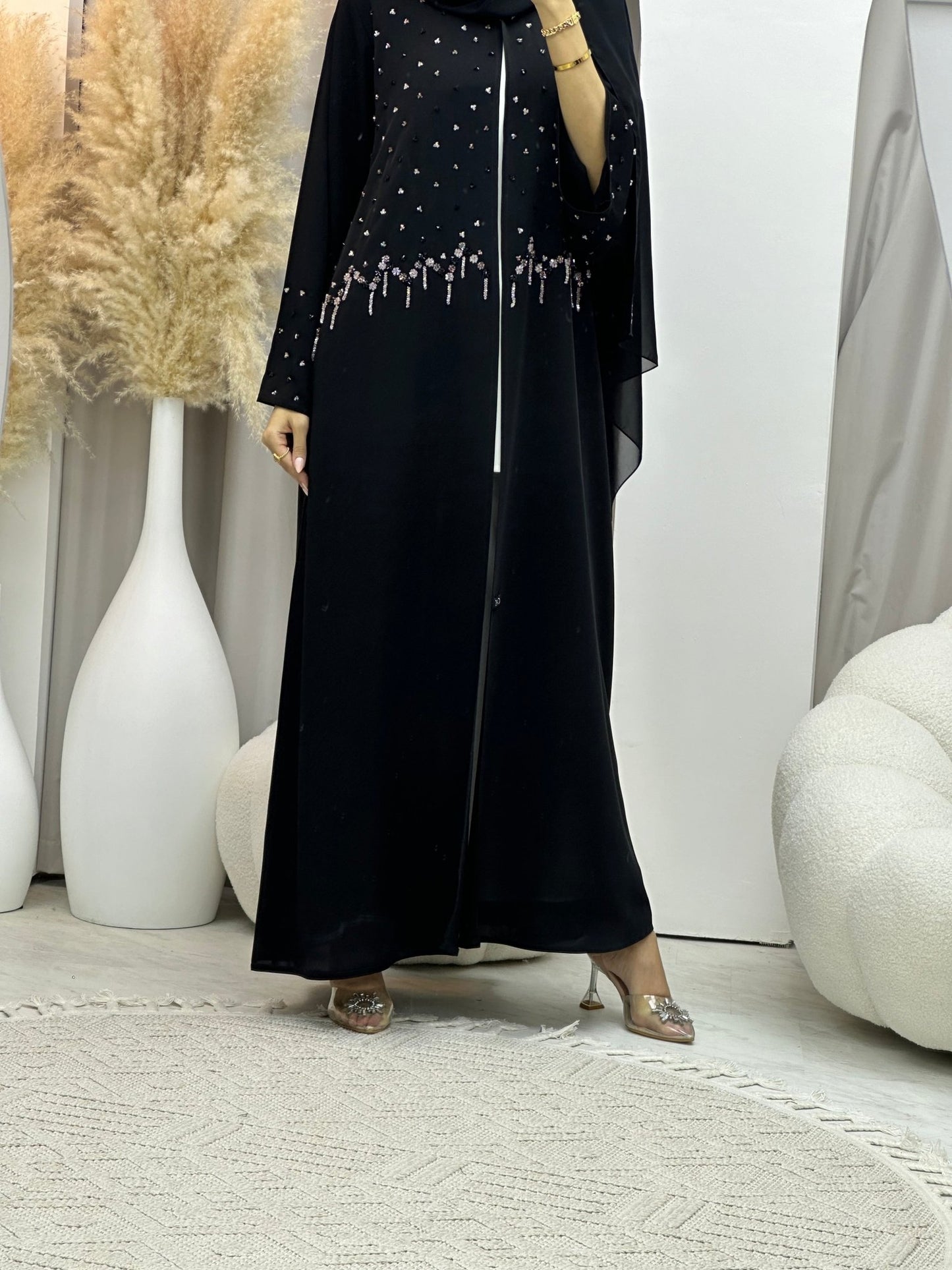 C 0063 Black Abaya