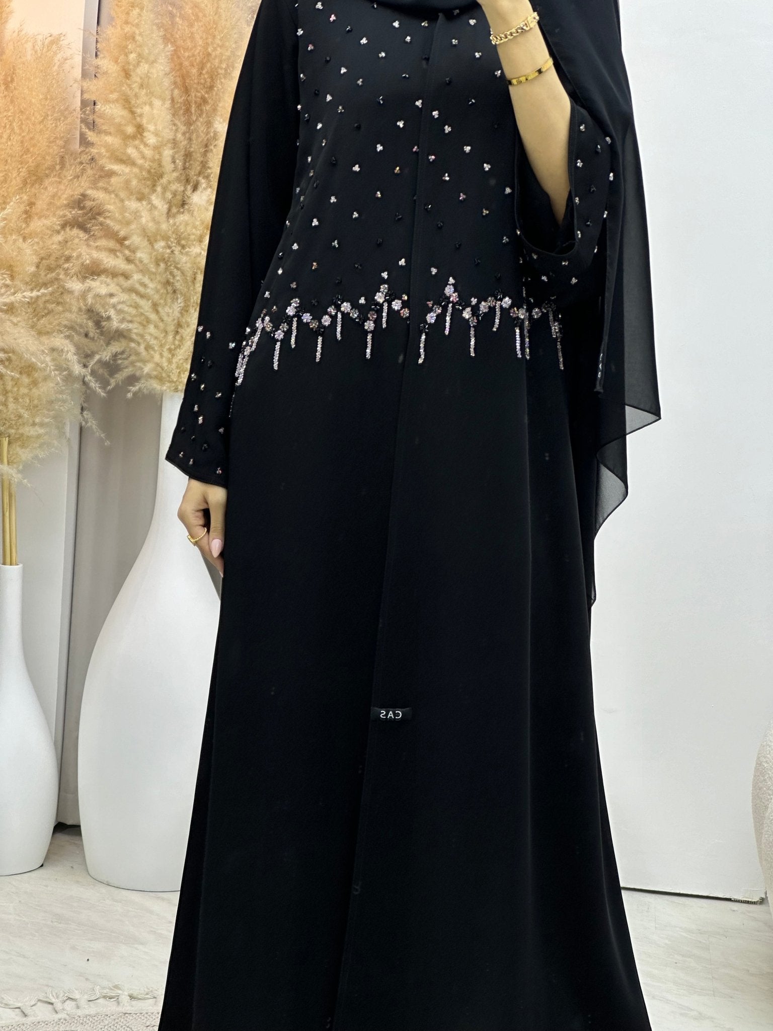 C 0063 Black Abaya