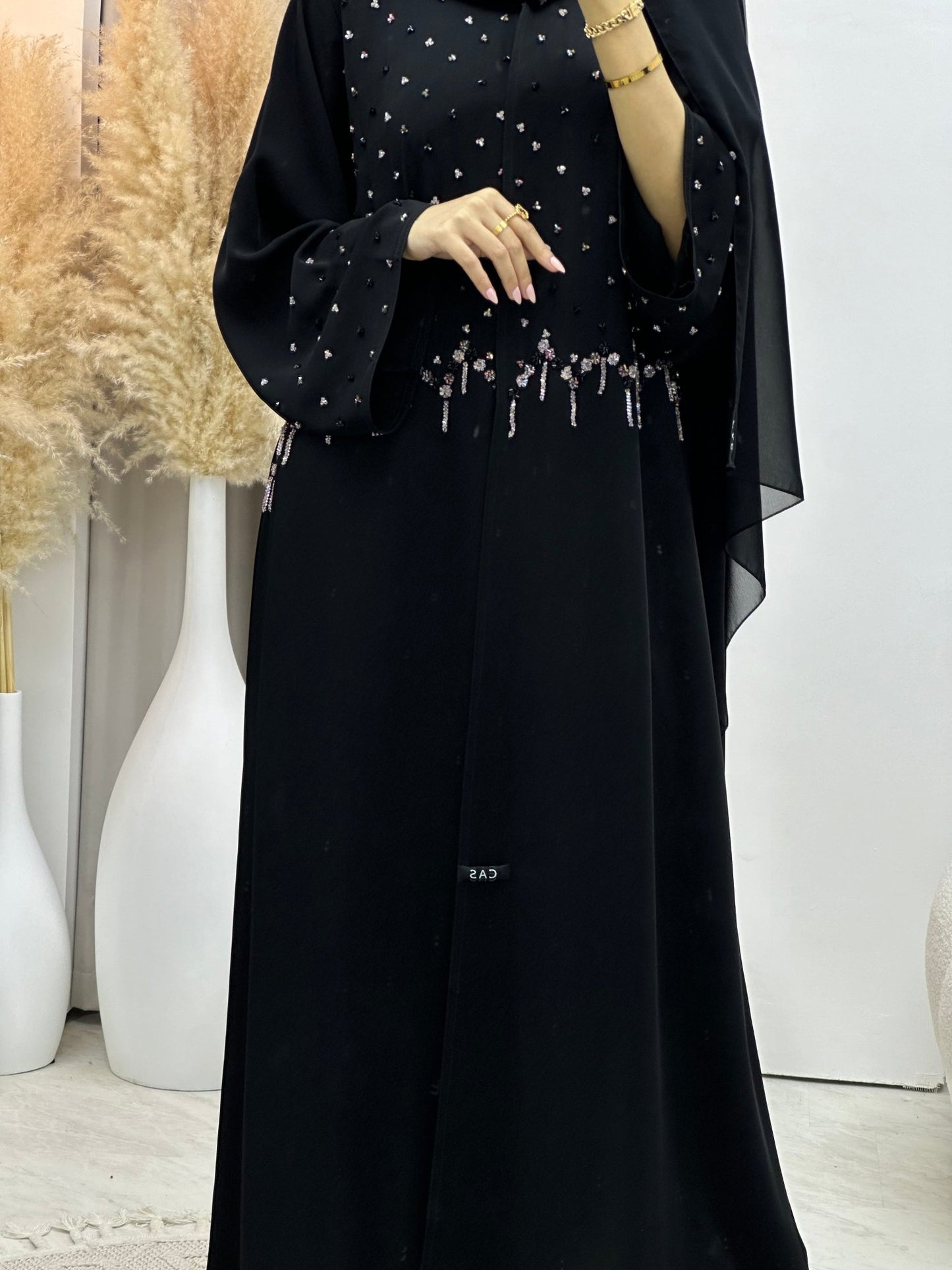 C 0063 Black Abaya