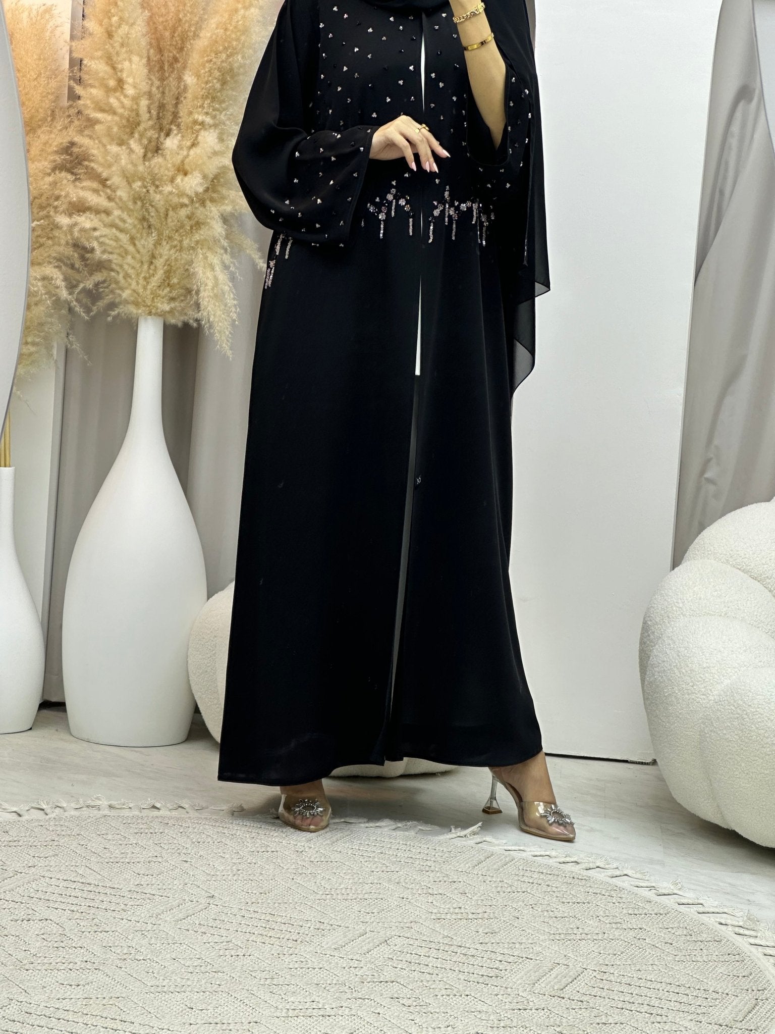 C 0063 Black Abaya