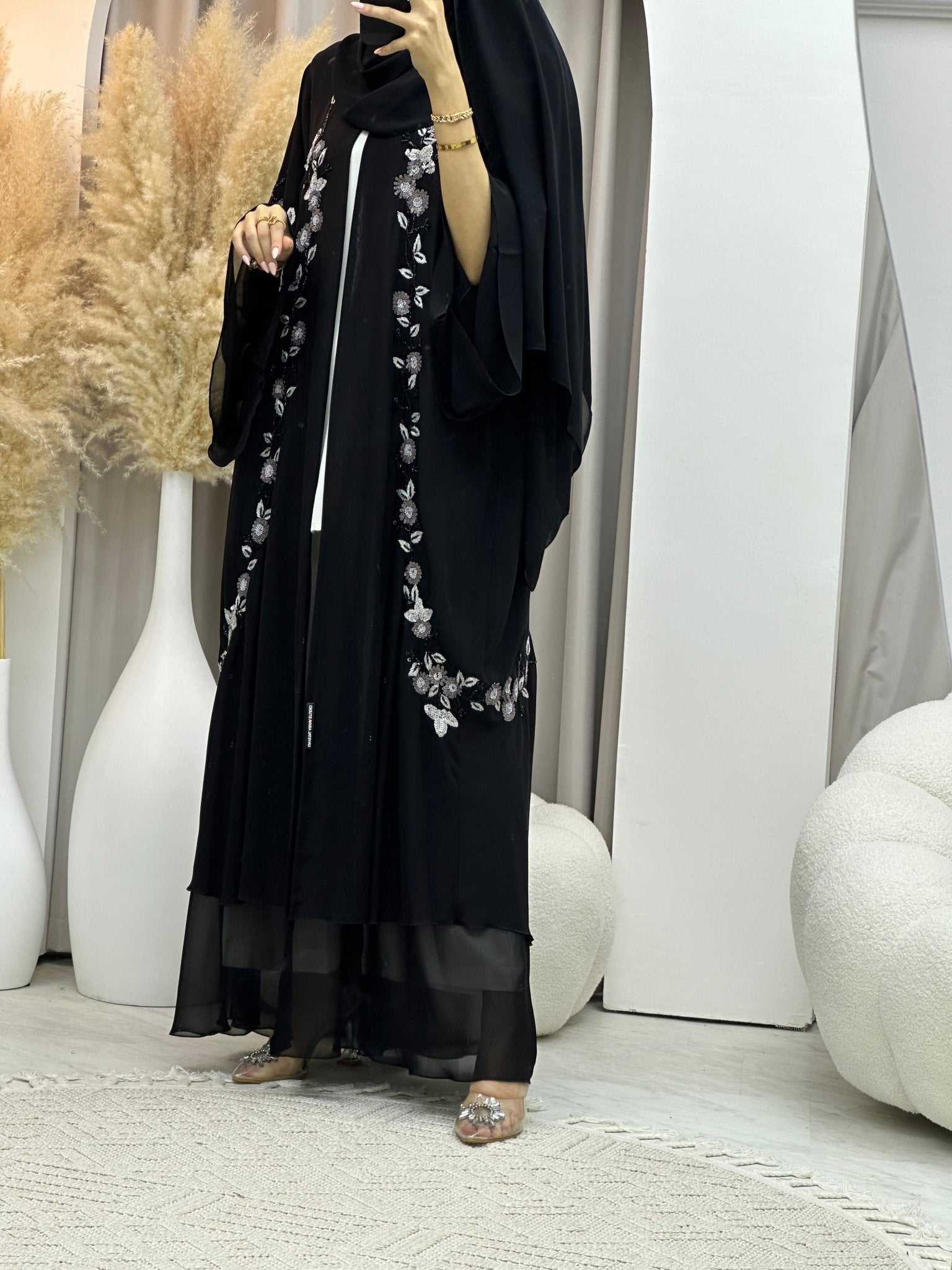 C 0066 Black Abaya