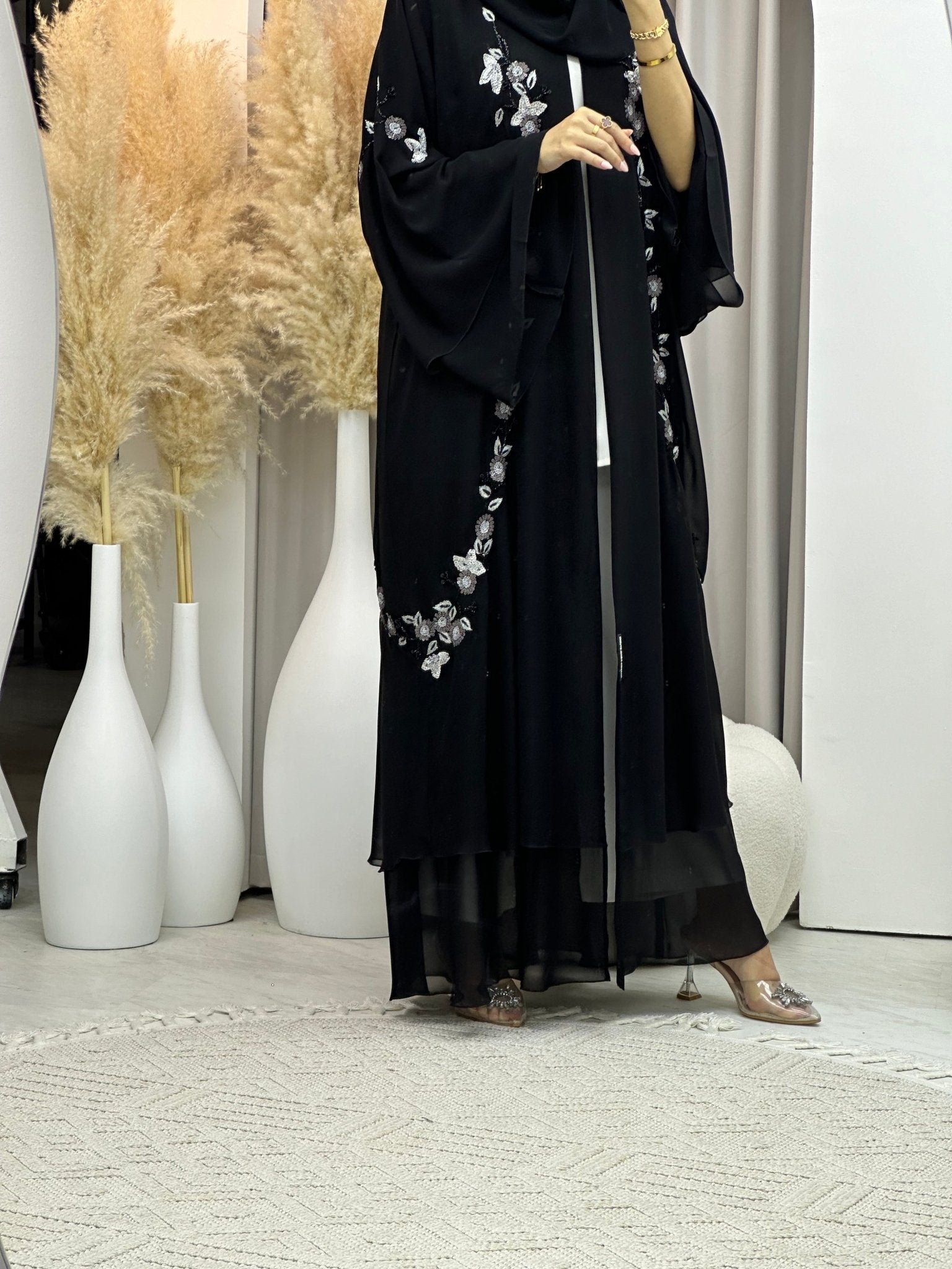 C 0066 Black Abaya