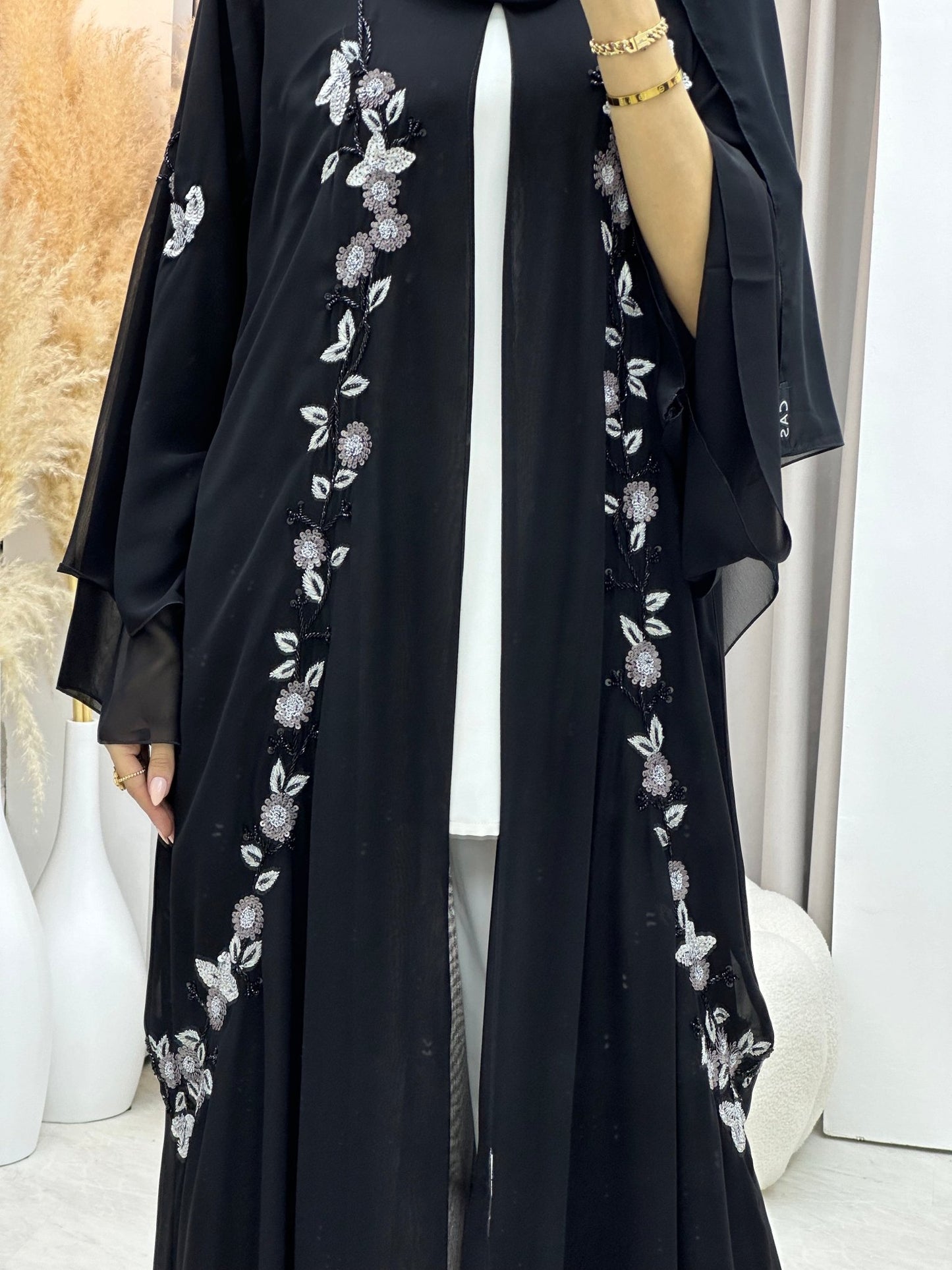 C 0066 Black Abaya