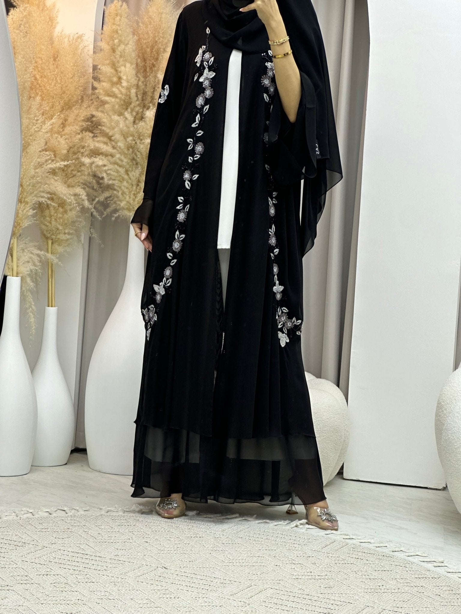 C 0066 Black Abaya