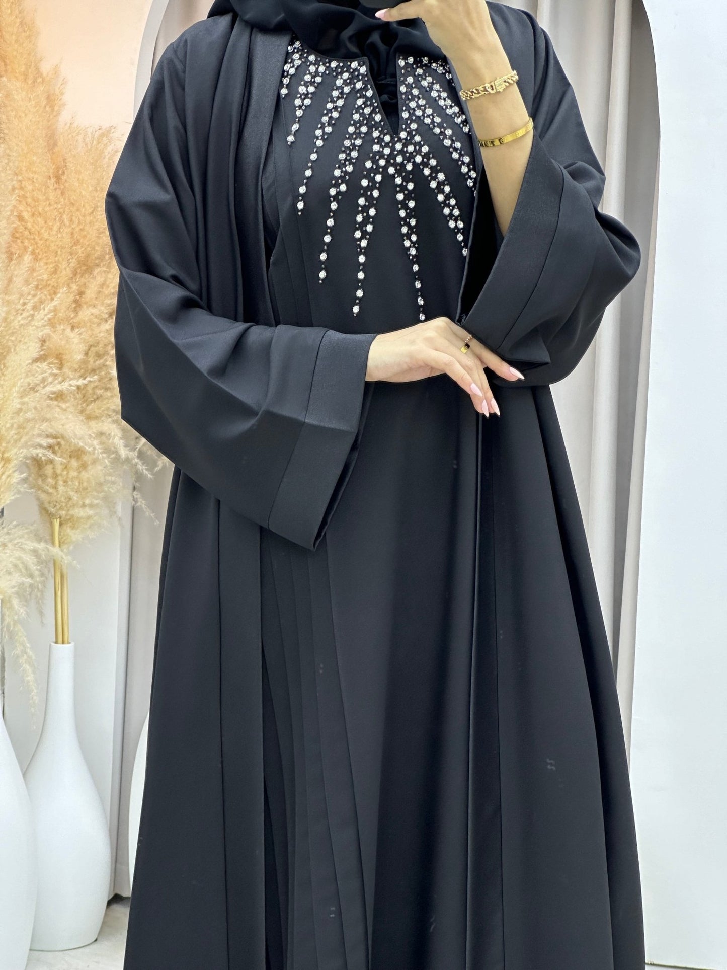 C 0068 Black Abaya Set