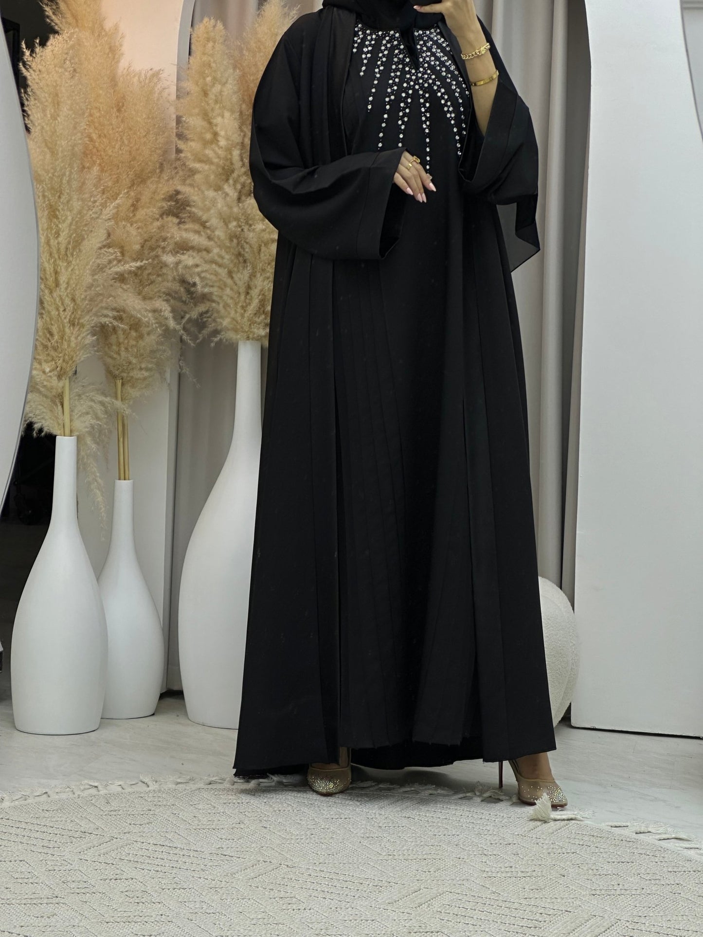 C 0068 Black Abaya Set