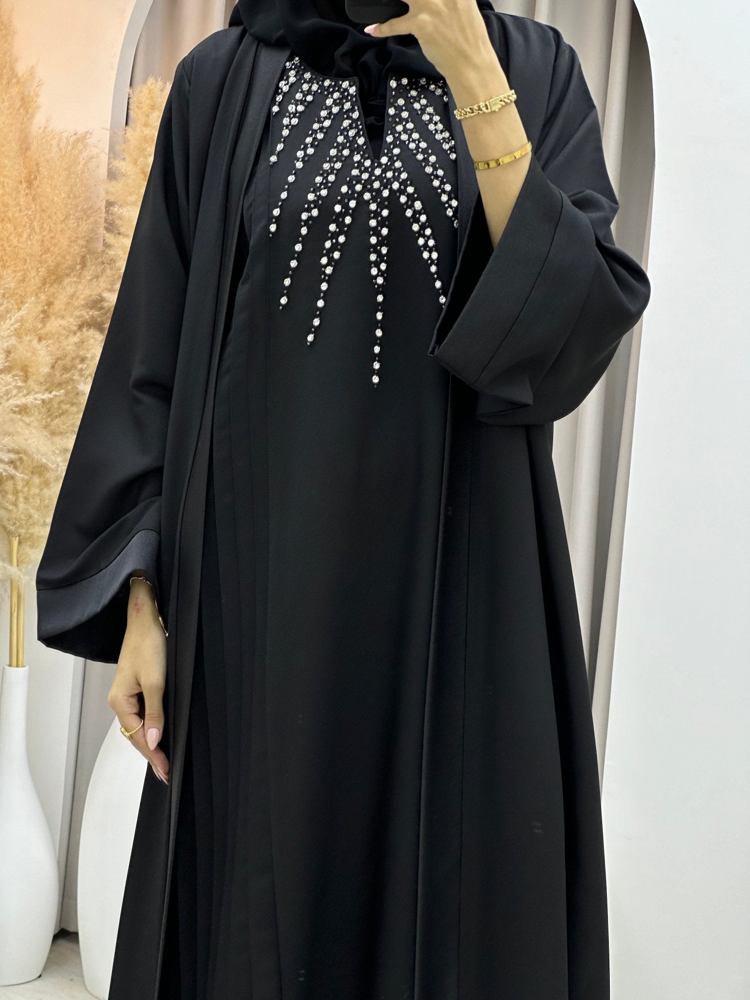 C 0068 Black Abaya Set