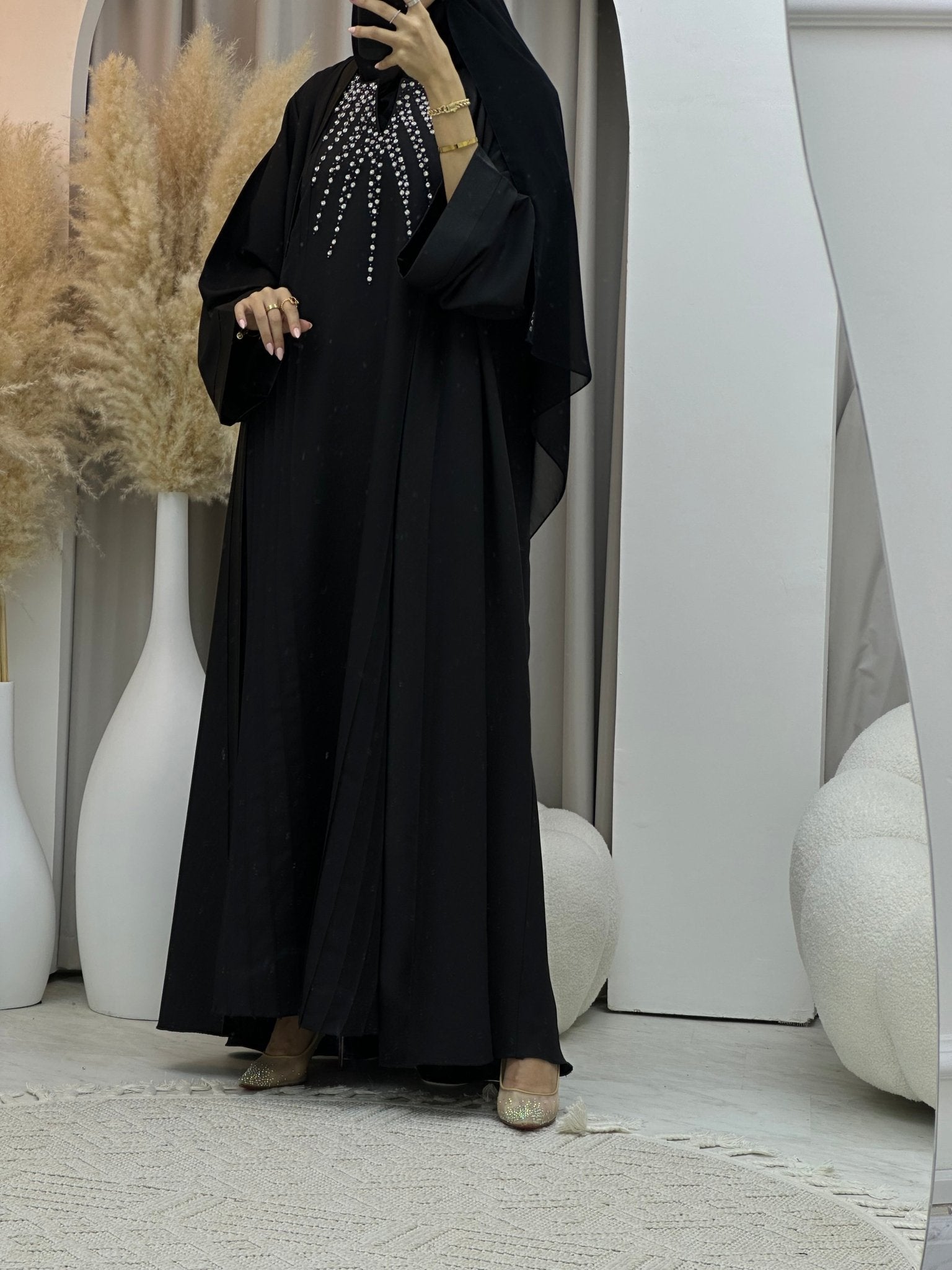 C 0068 Black Abaya Set