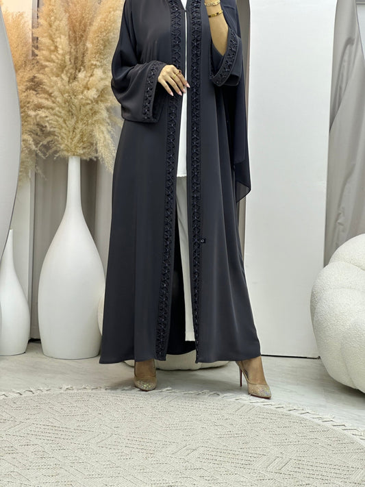 C 0070 Dark Grey Nada Abaya