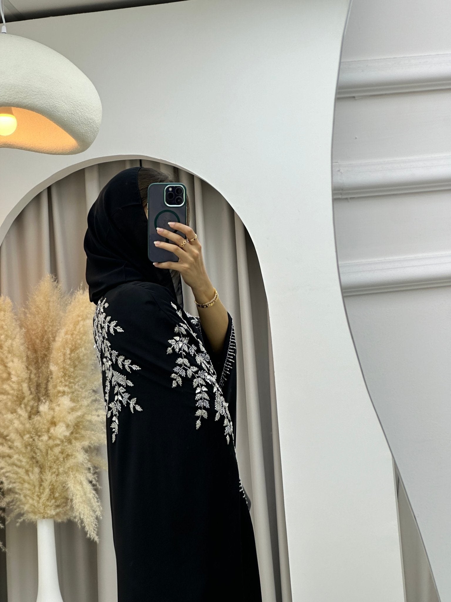 C 0097 Black Wedding Abaya