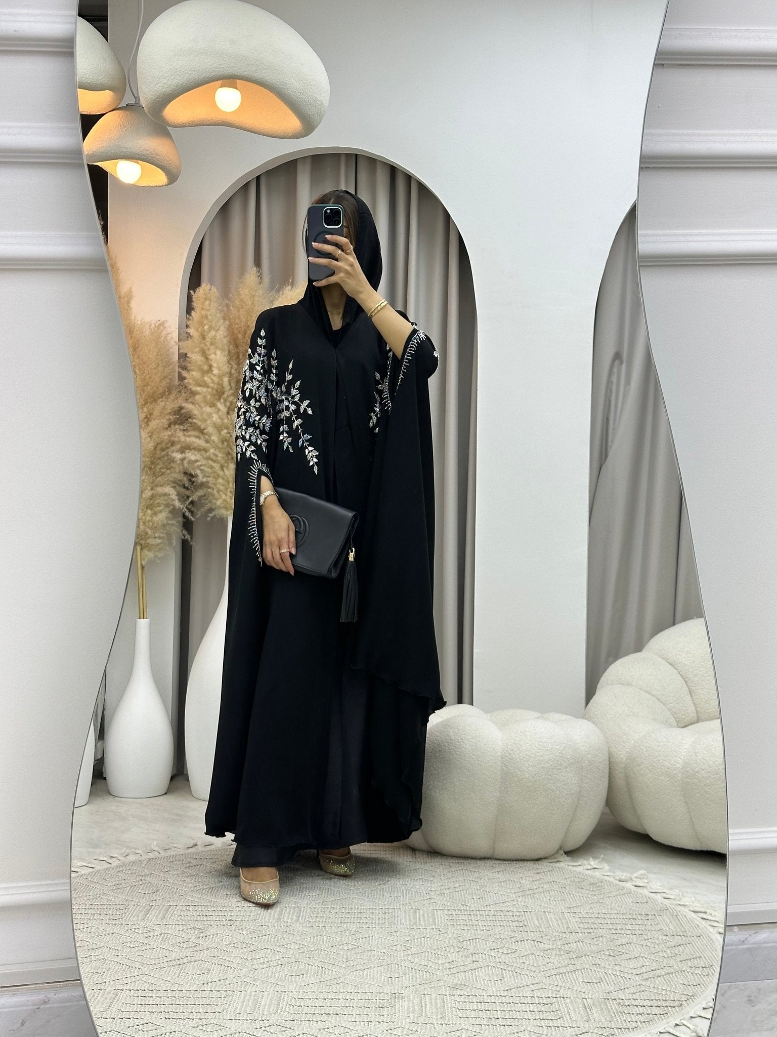 C 0097 Black Wedding Abaya