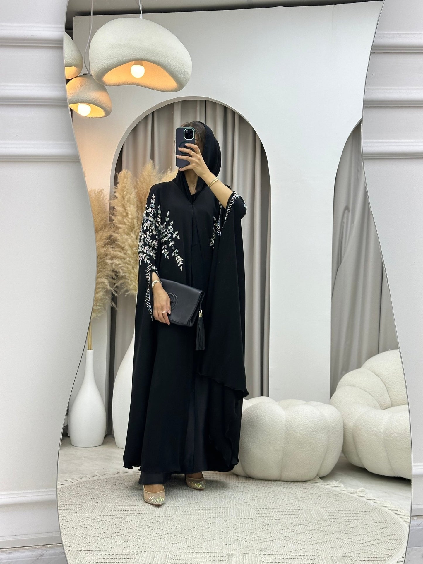 C 0097 Black Wedding Abaya