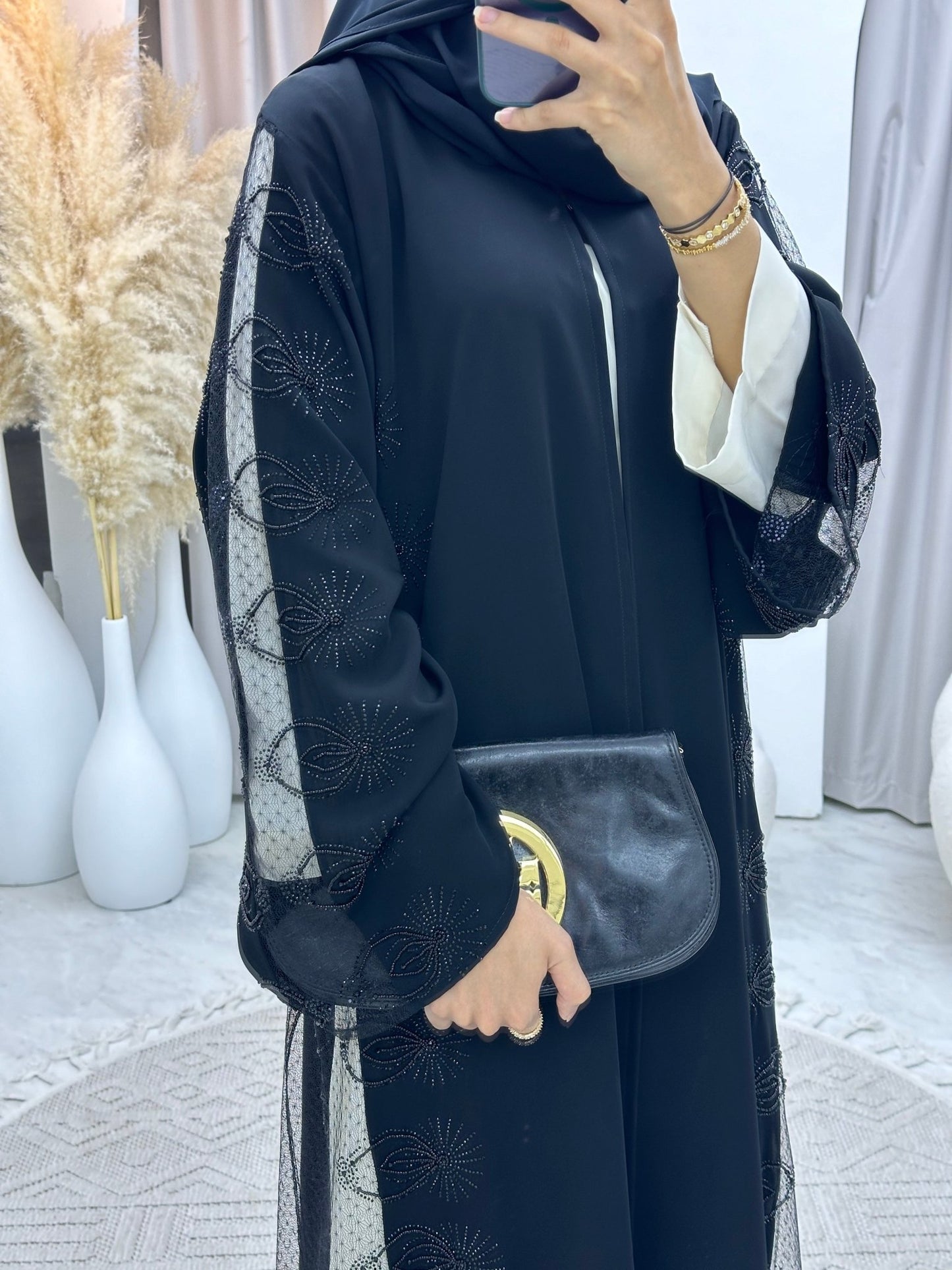 C 0122 Black Nada Abaya