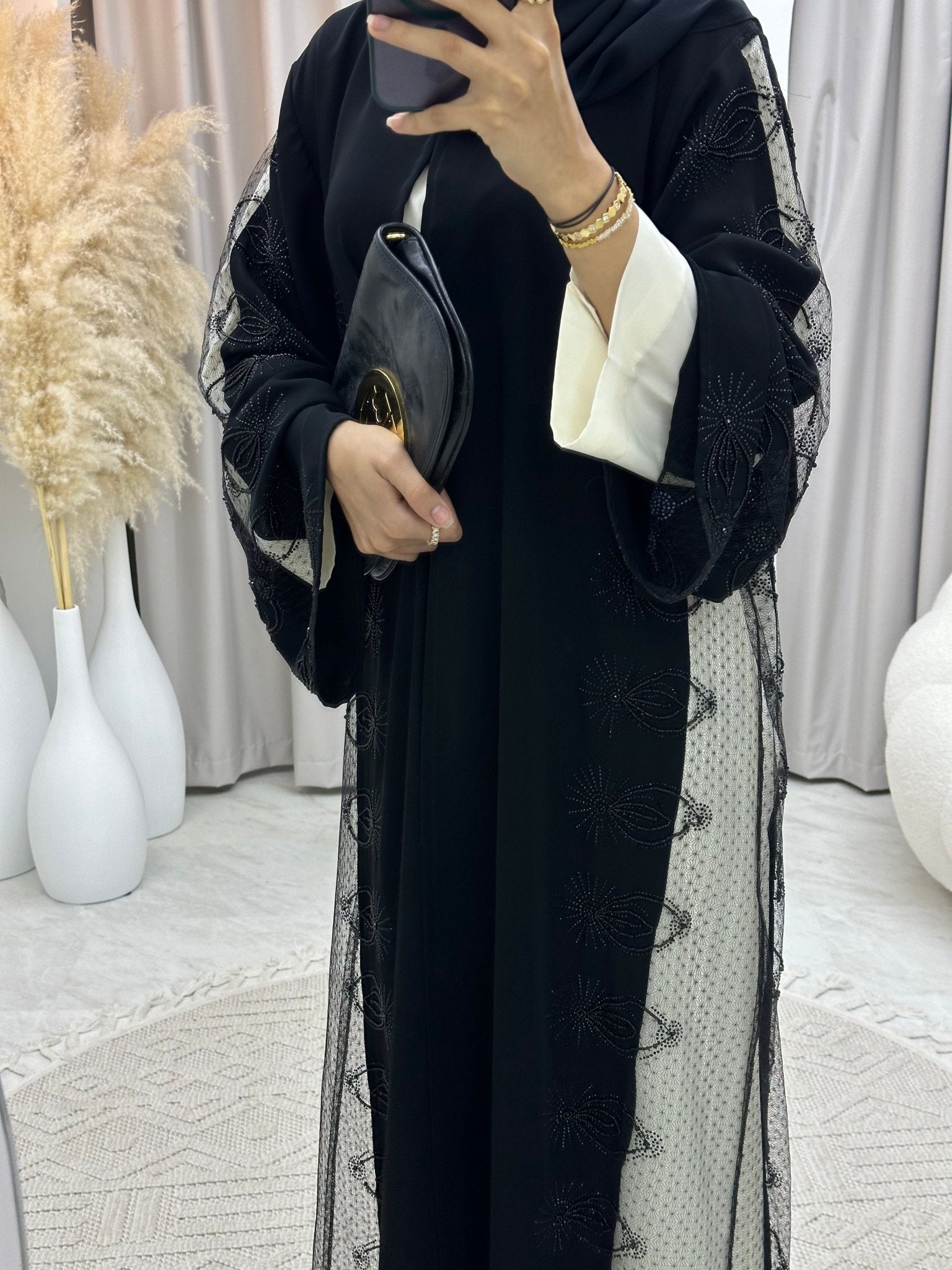 C 0122 Black Nada Abaya