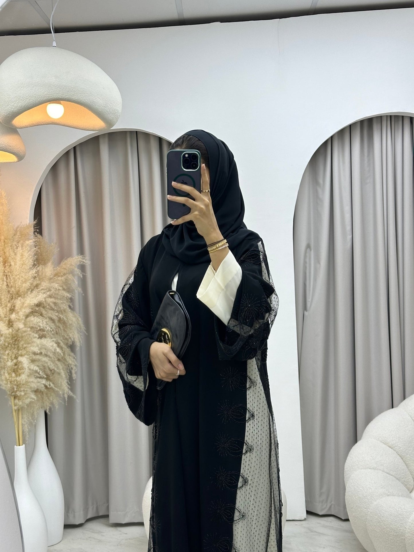 C 0122 Black Nada Abaya