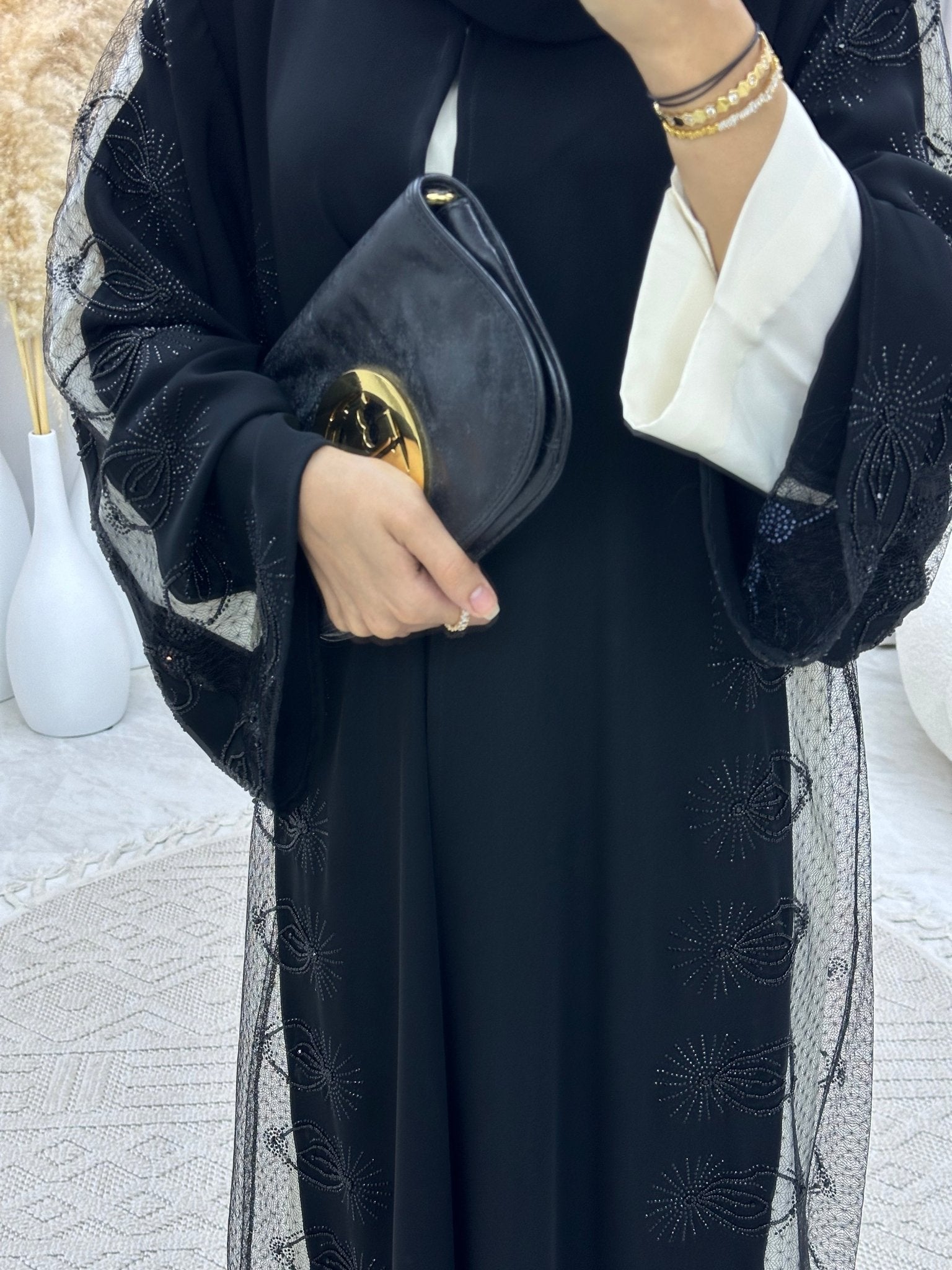 C 0122 Black Nada Abaya