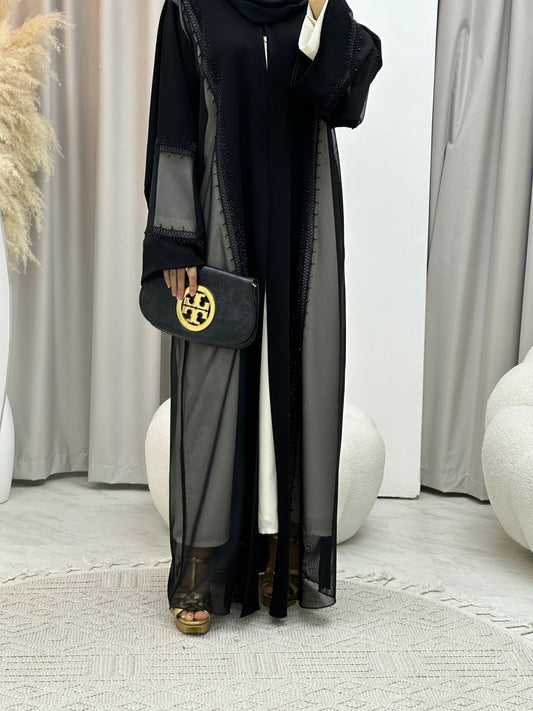 C 0123 Black Nada Abaya