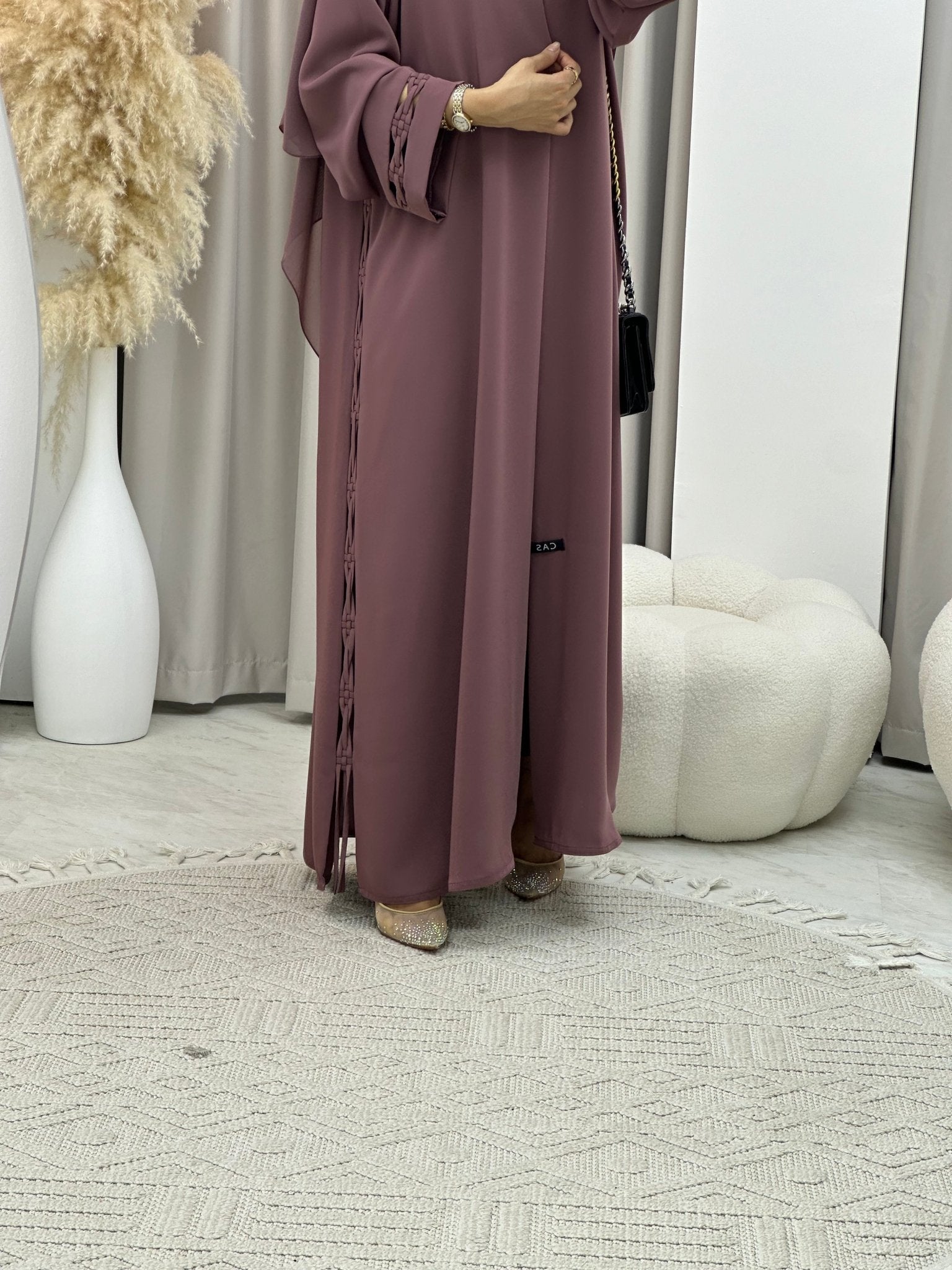 C 0144 Purple Abaya