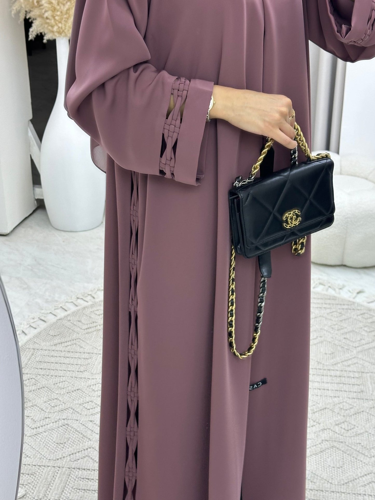 C 0144 Purple Abaya