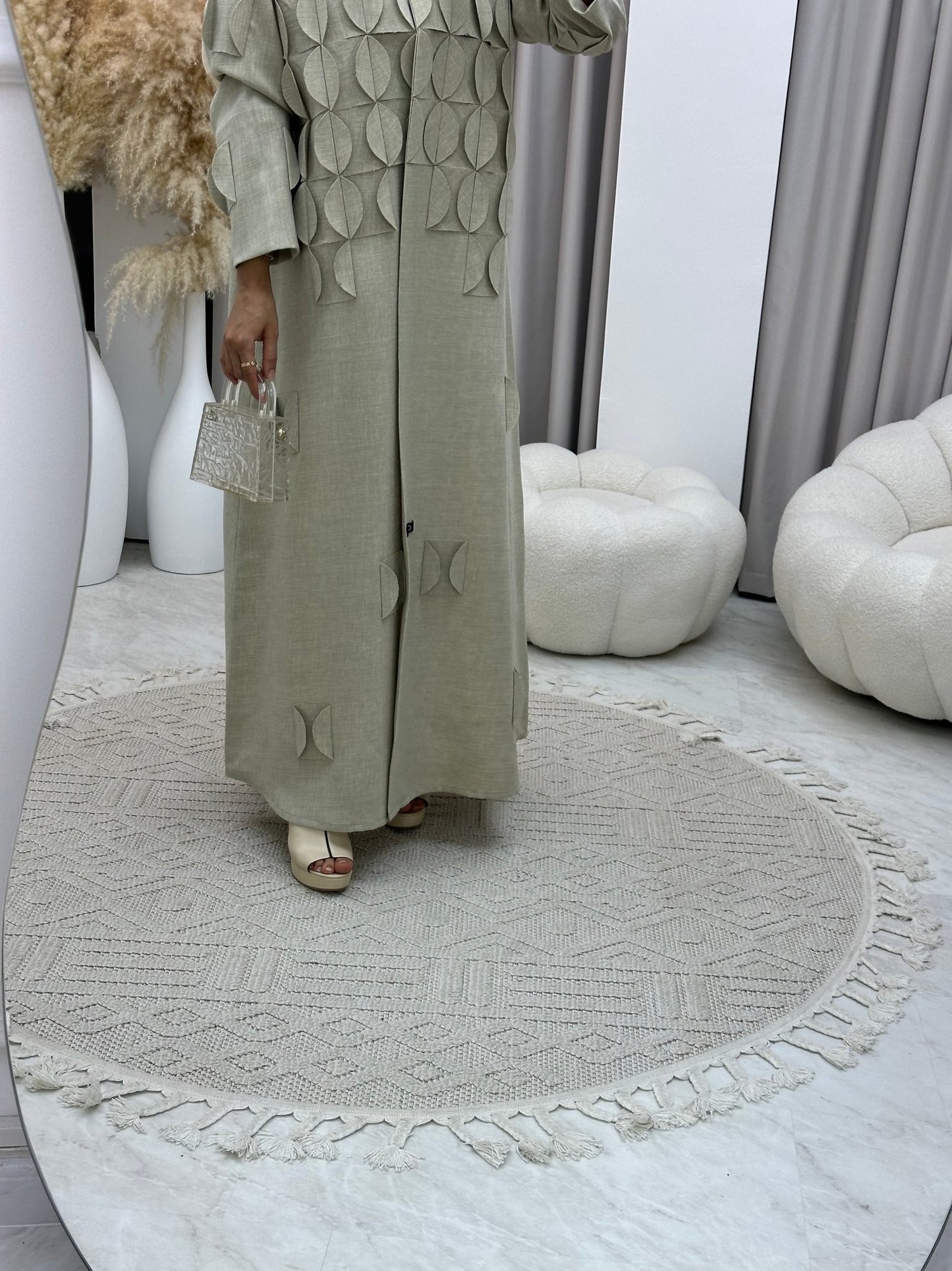 C 0156 Beige Abaya