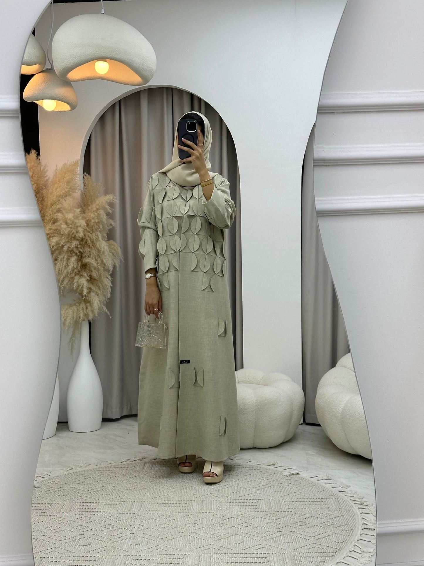 C 0156 Beige Abaya