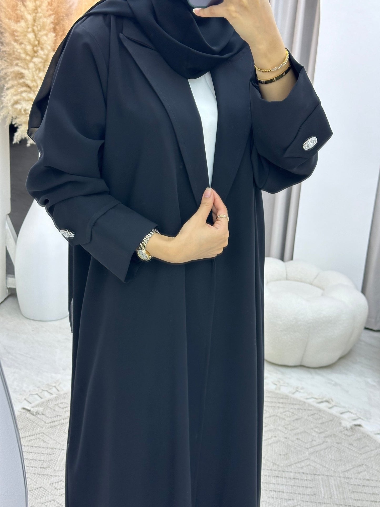 C 0157 Black Abaya