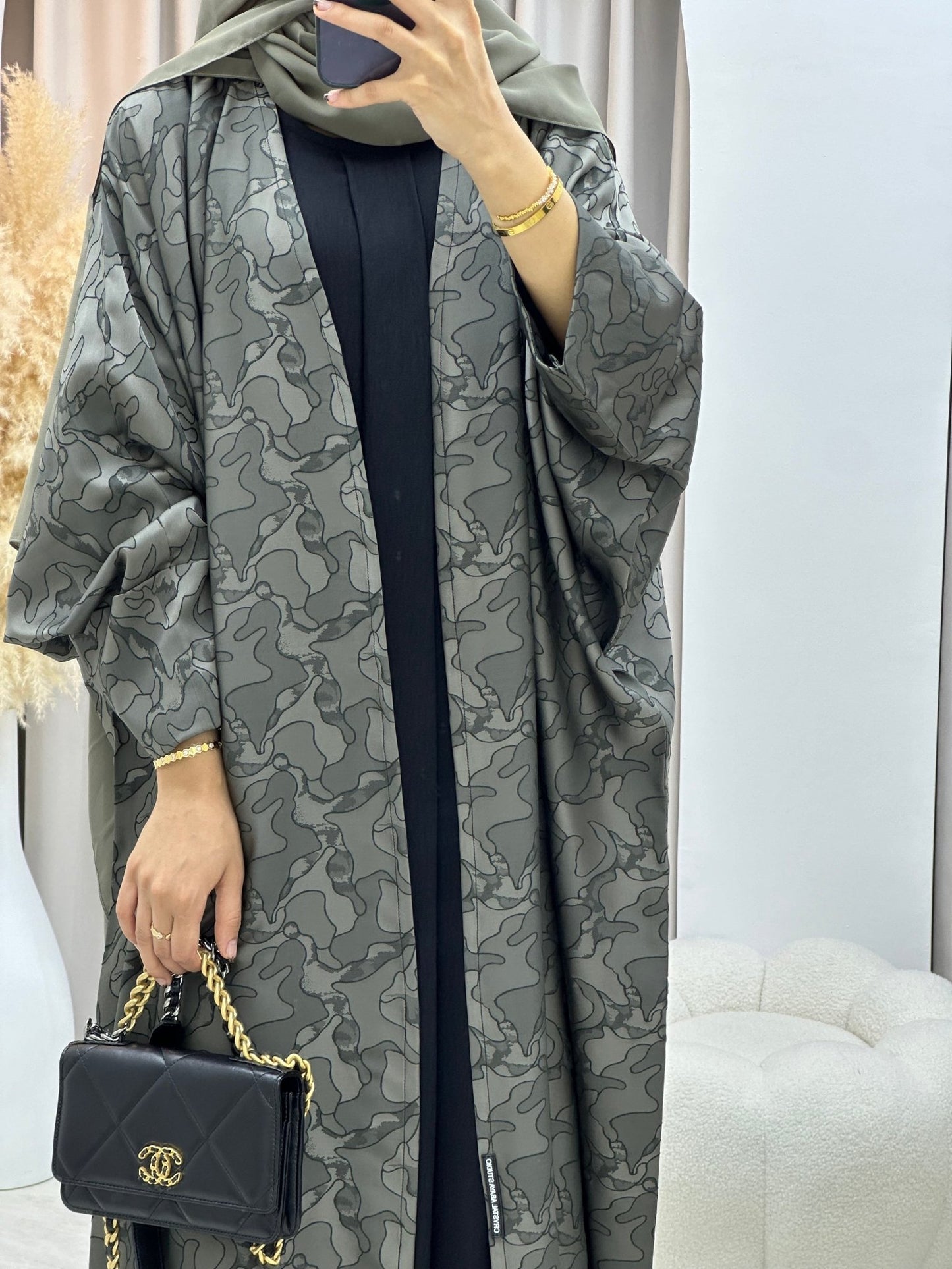 C 0159 - 02 Army Camo Bisht Abaya