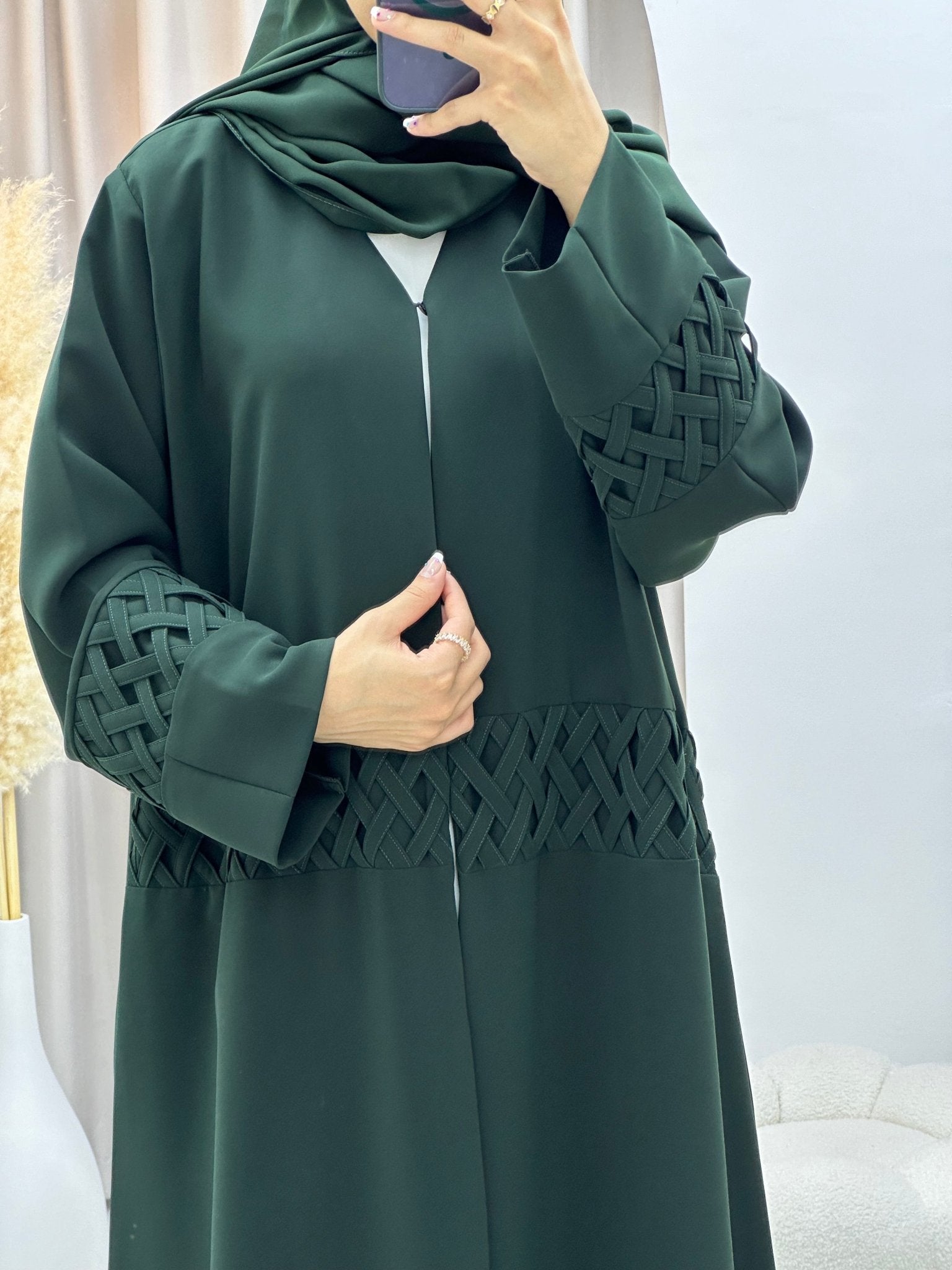 C 0179 Green Abaya