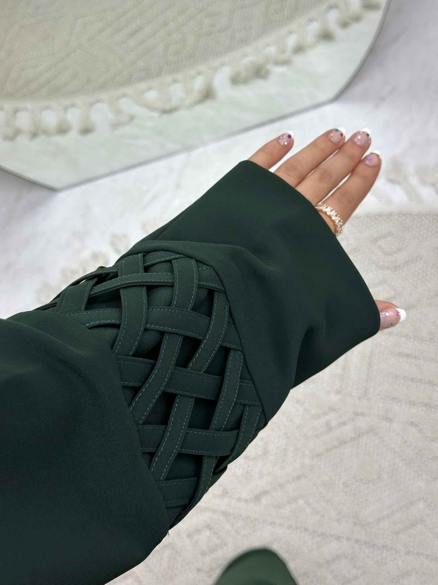 C 0179 Green Abaya