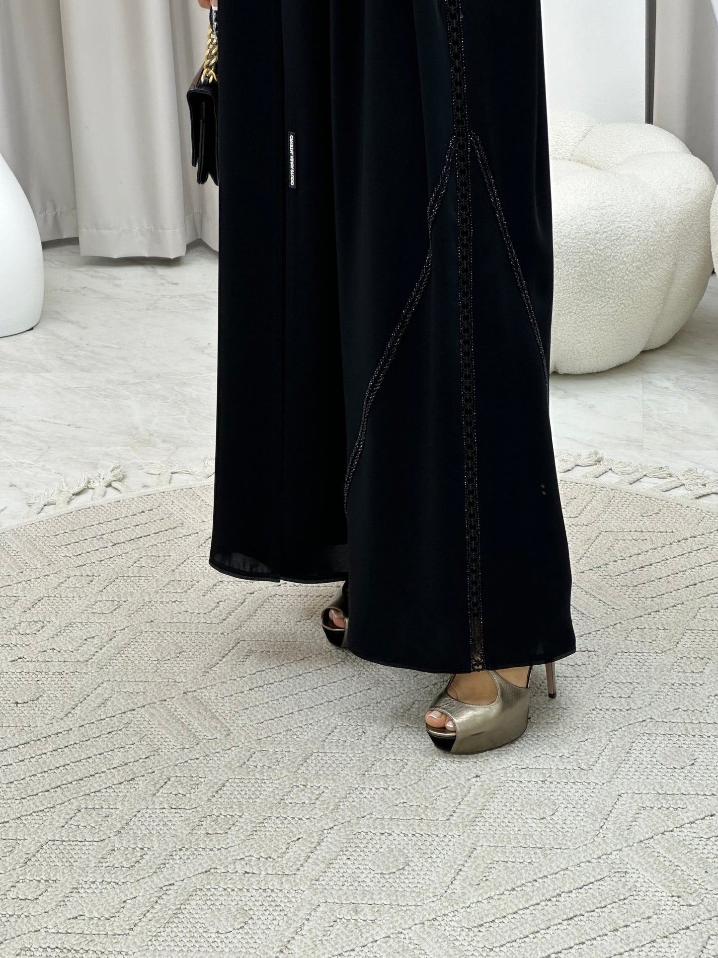 C 0189 Black Abaya