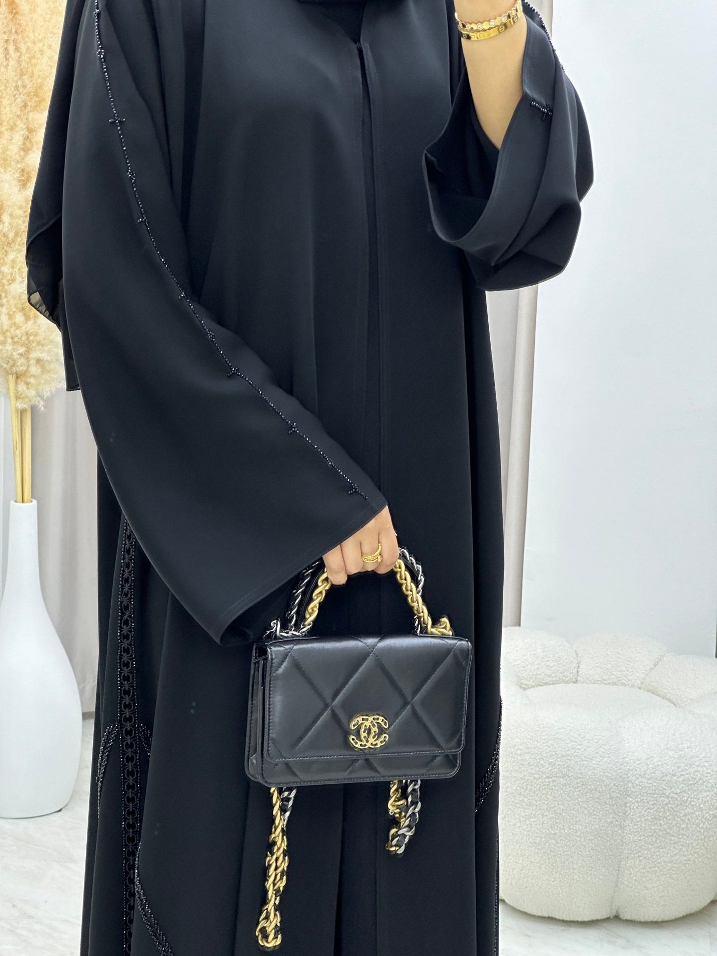 C 0189 Black Abaya