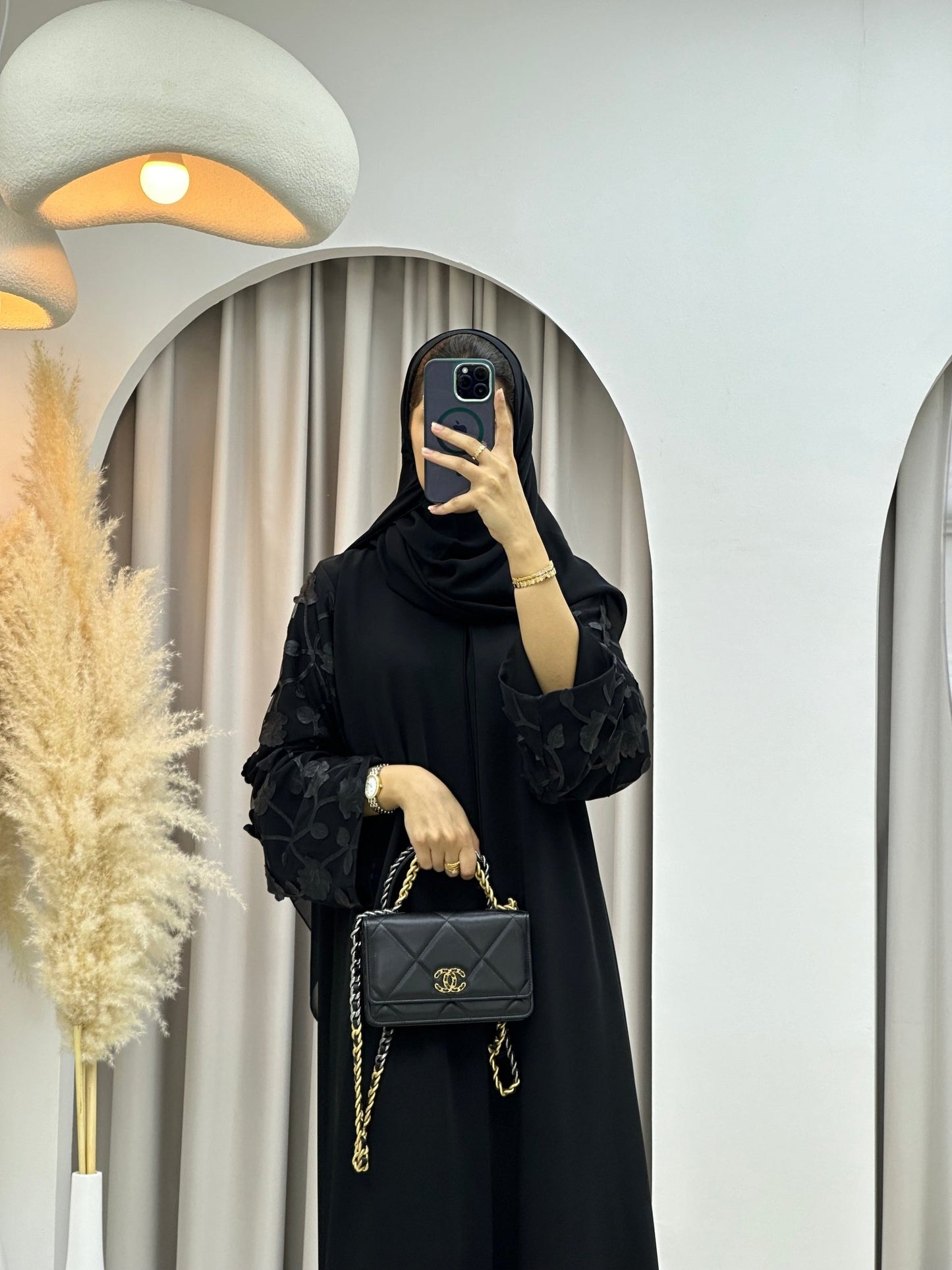 C 0210 Black Abaya