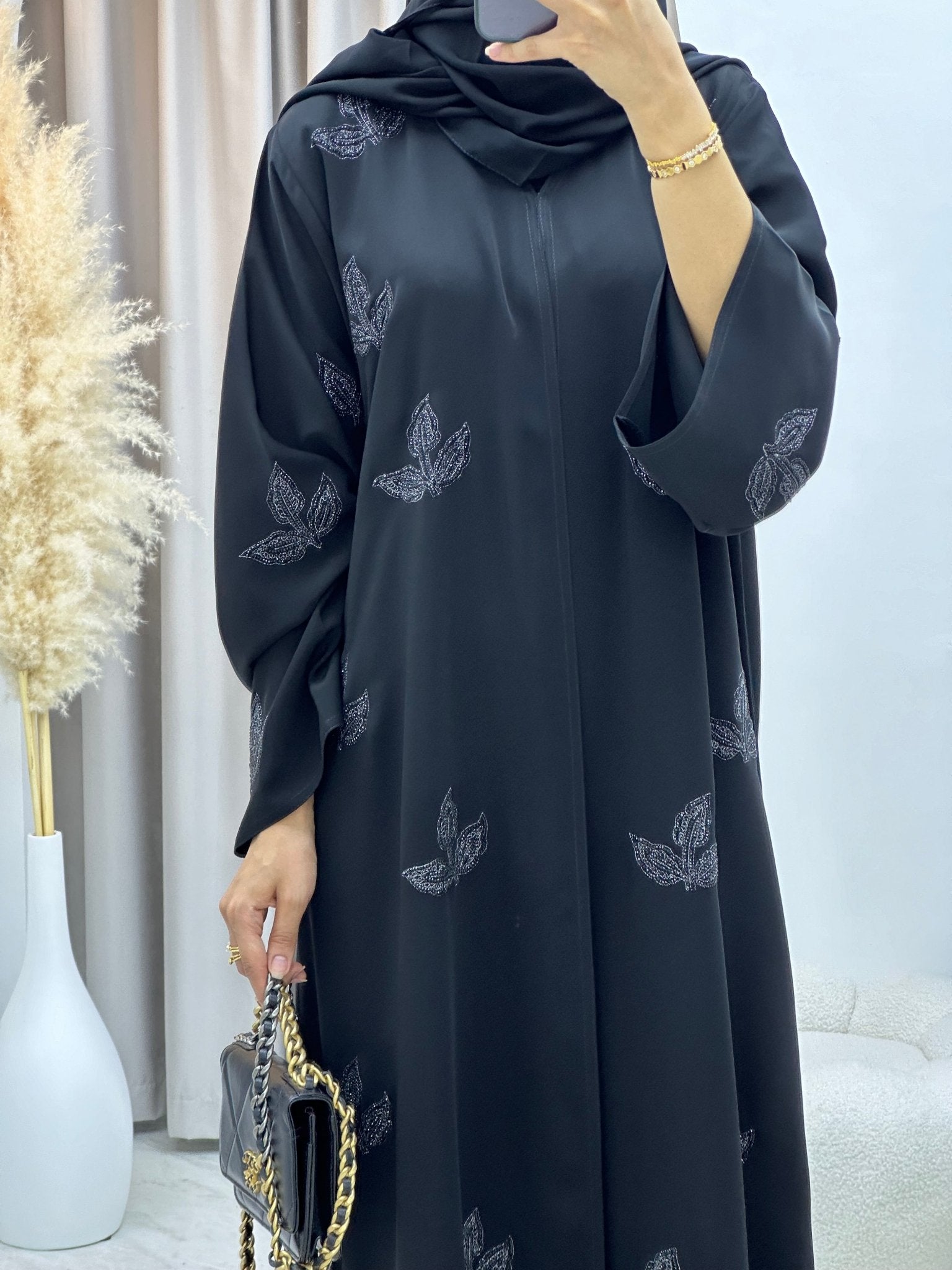 C 0212 Black Abaya