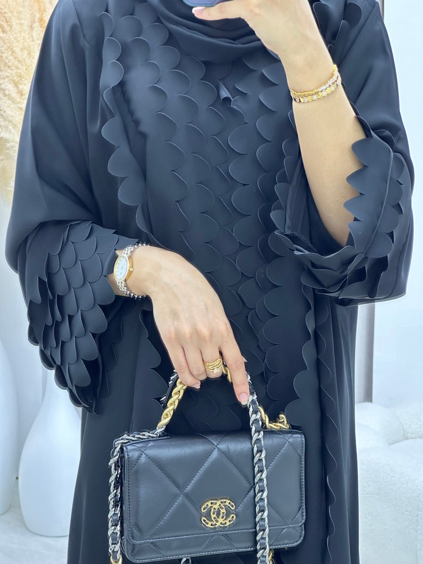 C 0213 Black Abaya