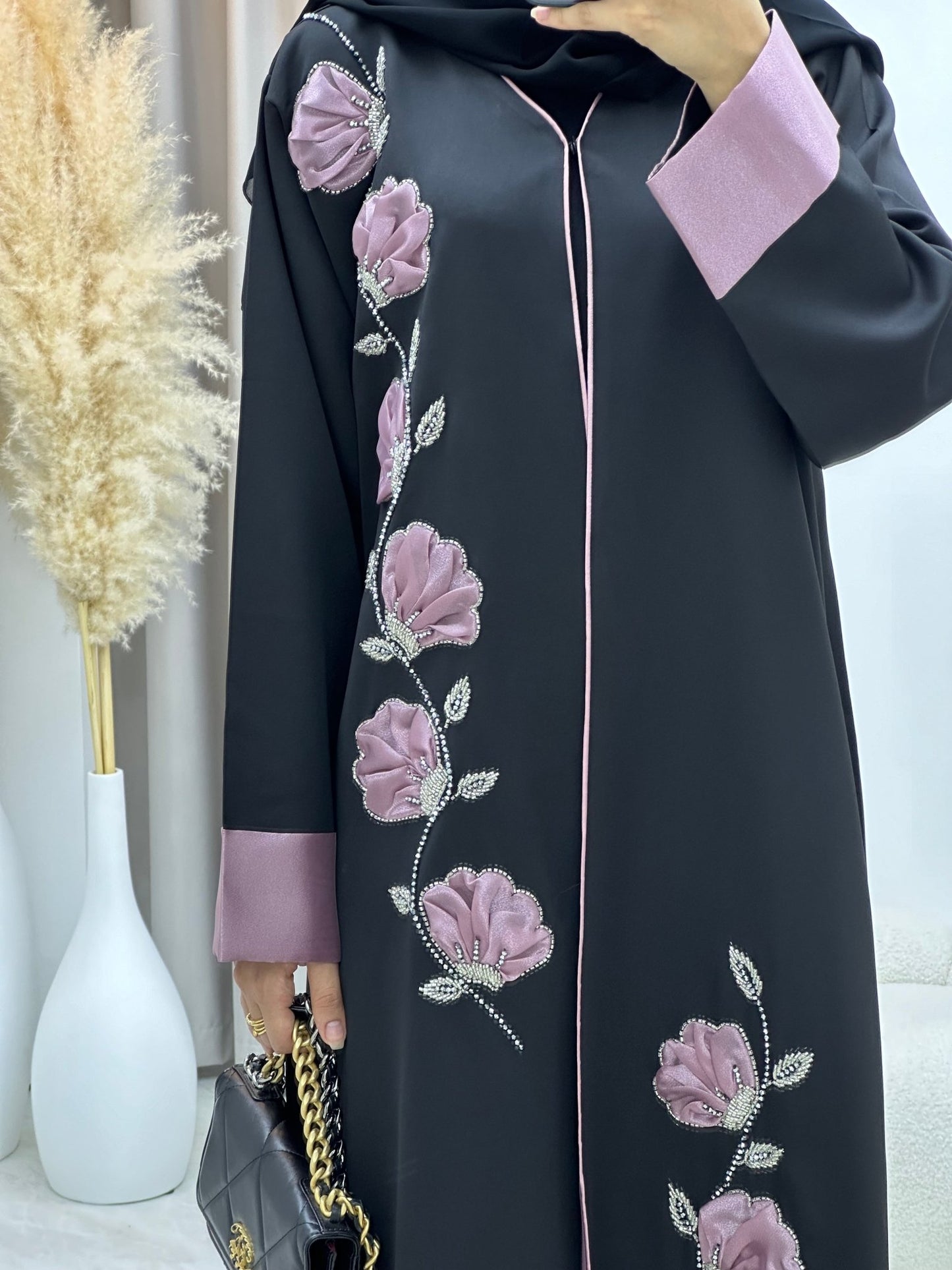 C 0215 Black Abaya