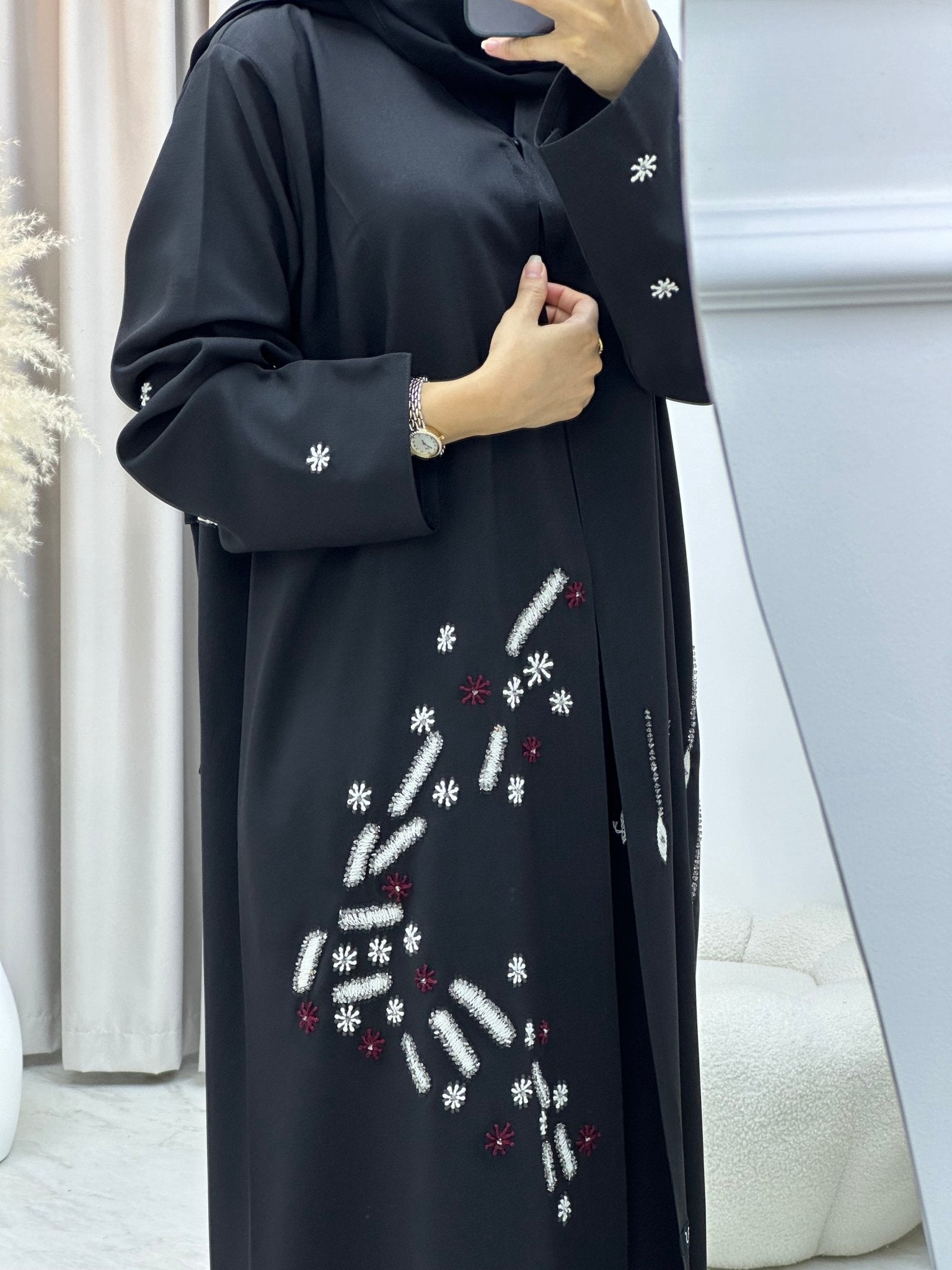 C 0216 Black Abaya