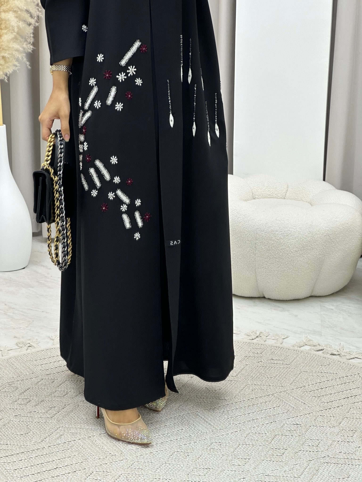 C 0216 Black Abaya