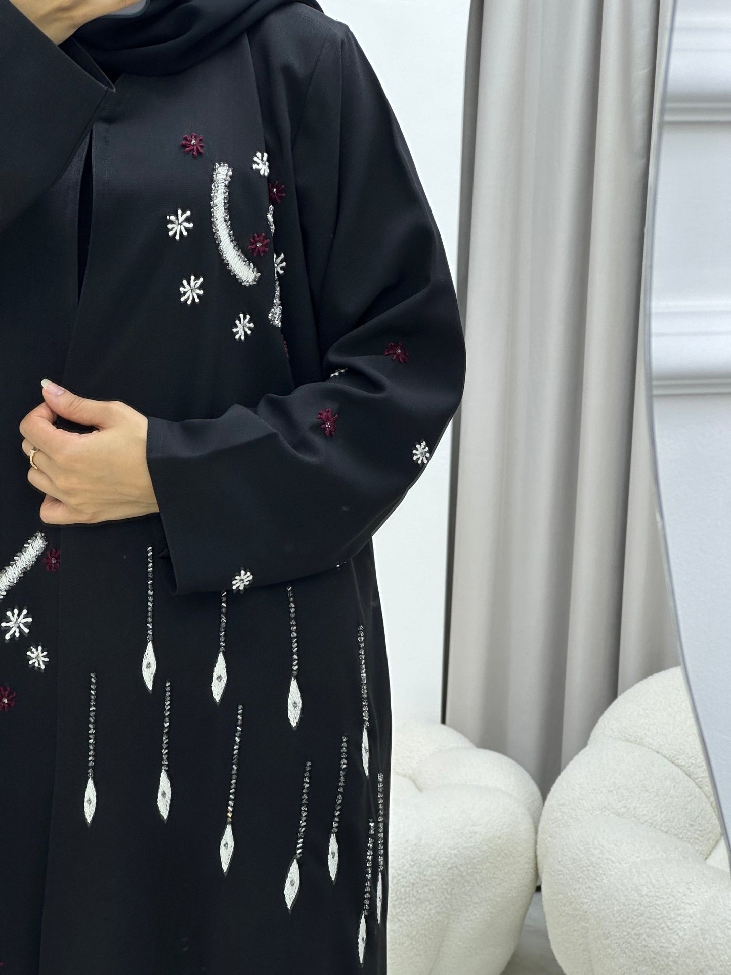 C 0216 Black Abaya