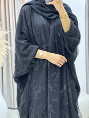 C 0217 - 02 Black Bisht Abaya