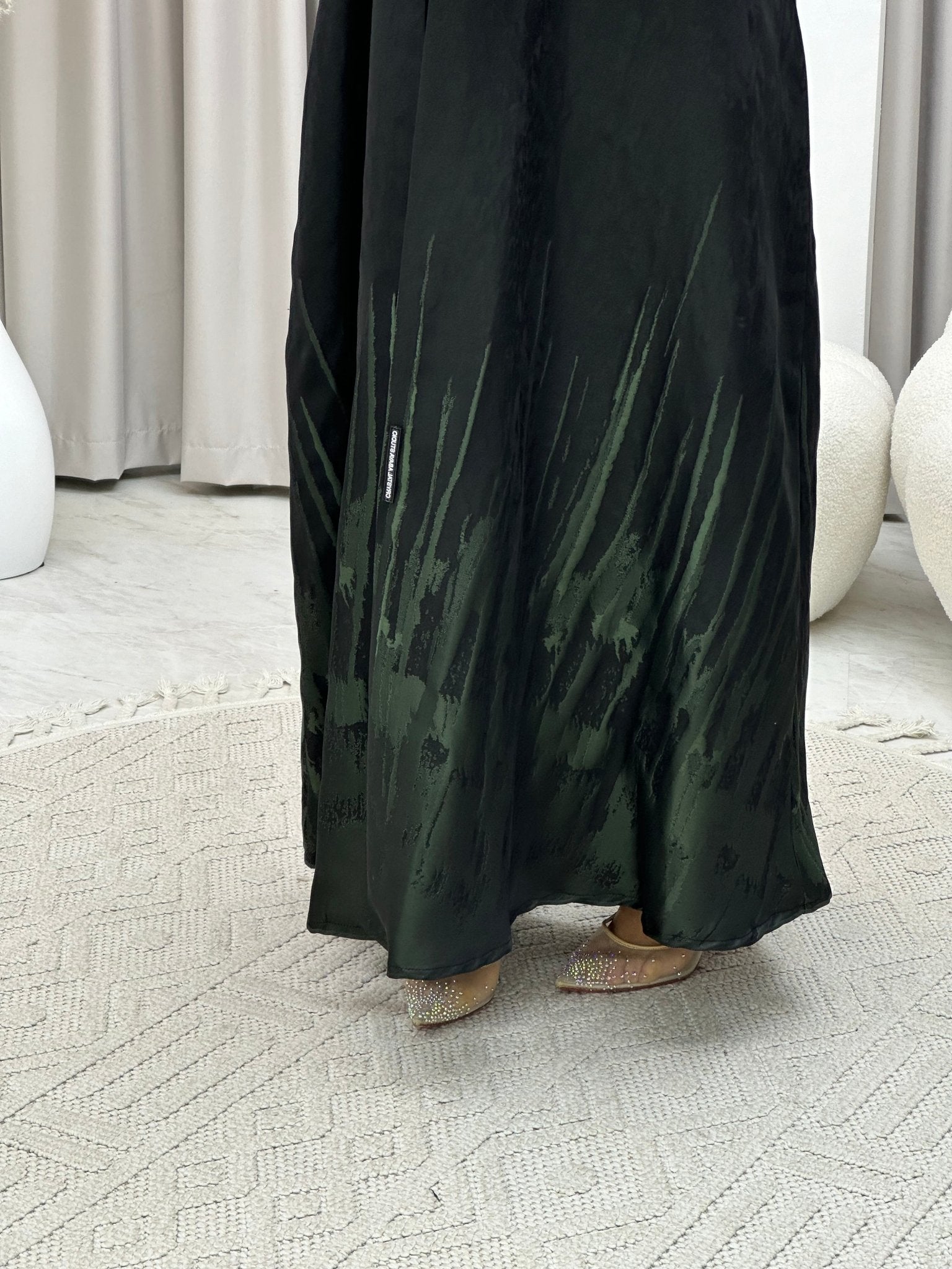 C 0218 - 01 Green Kloosh Abaya