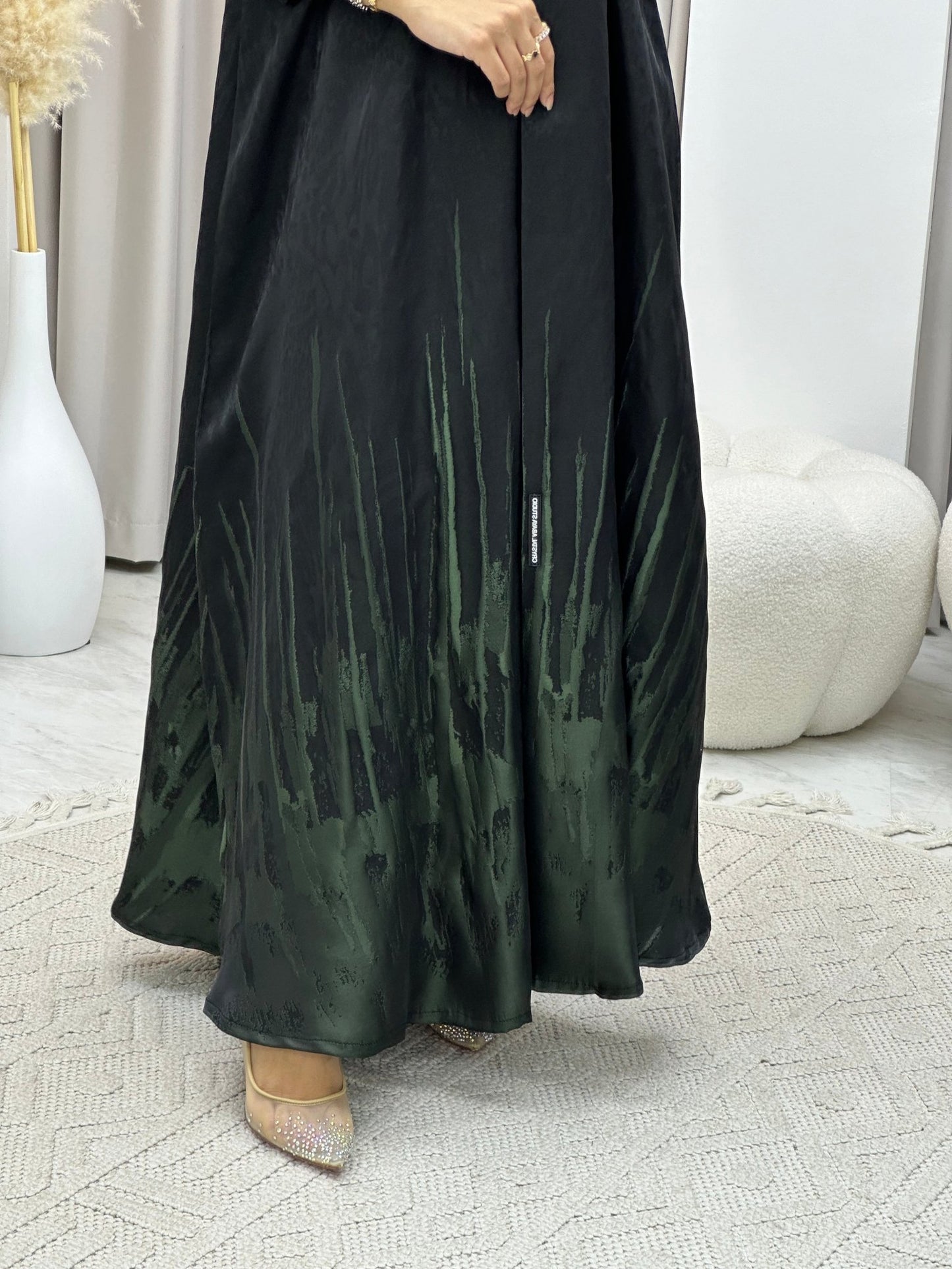 C 0218 - 01 Green Kloosh Abaya